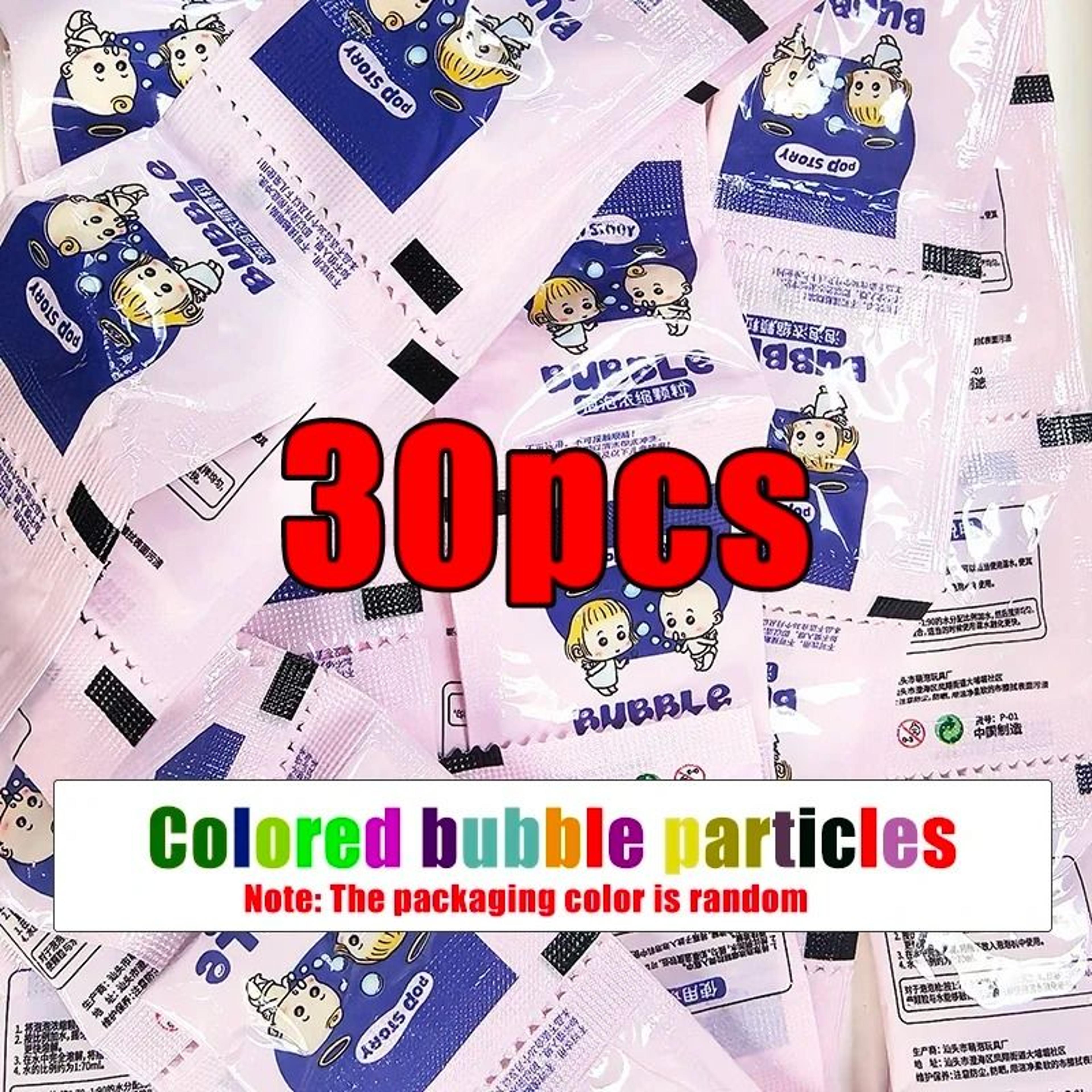 Colorful Bubble Machine Concentrated Granules  Bubble Refill For Kids Bubble Guns And Toys 1040pcs 8