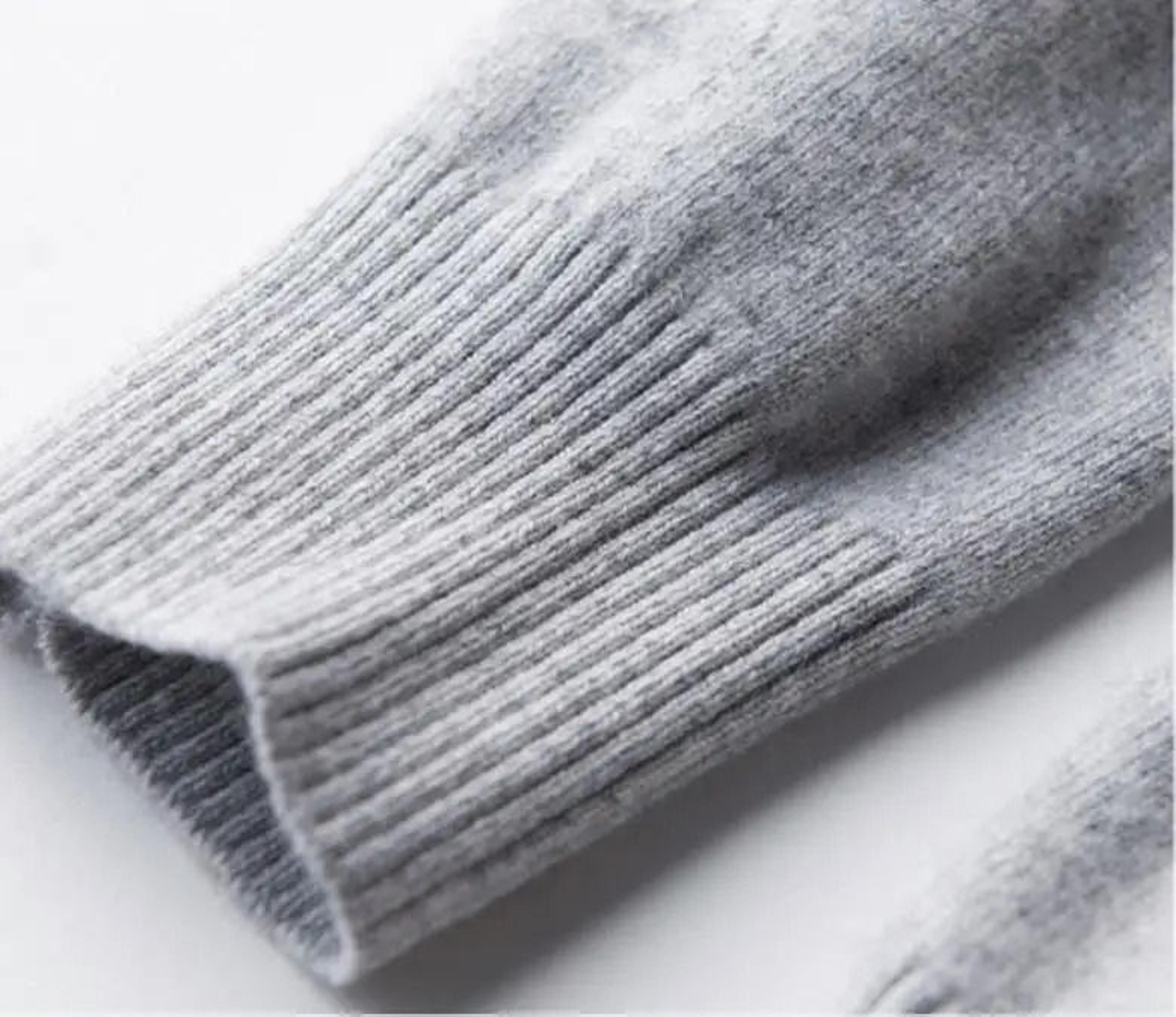 Classic VNeck Pullover Sweater For Men  Warm Cashmere Cotton Blend Winter Jumper 3
