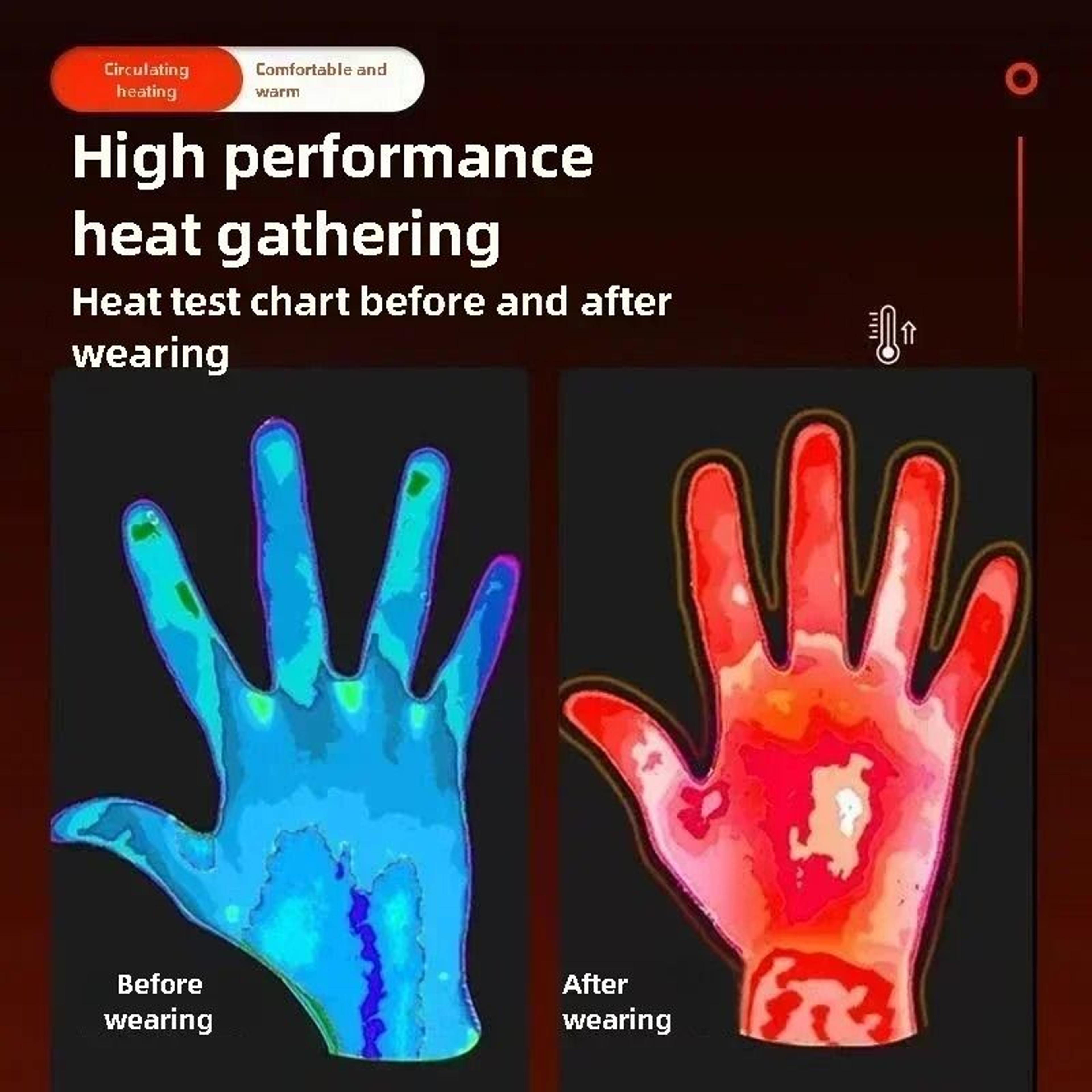 Heated Tactical Motorcycle Gloves  USB Or Battery Powered Winter Riding Gloves For Men 6