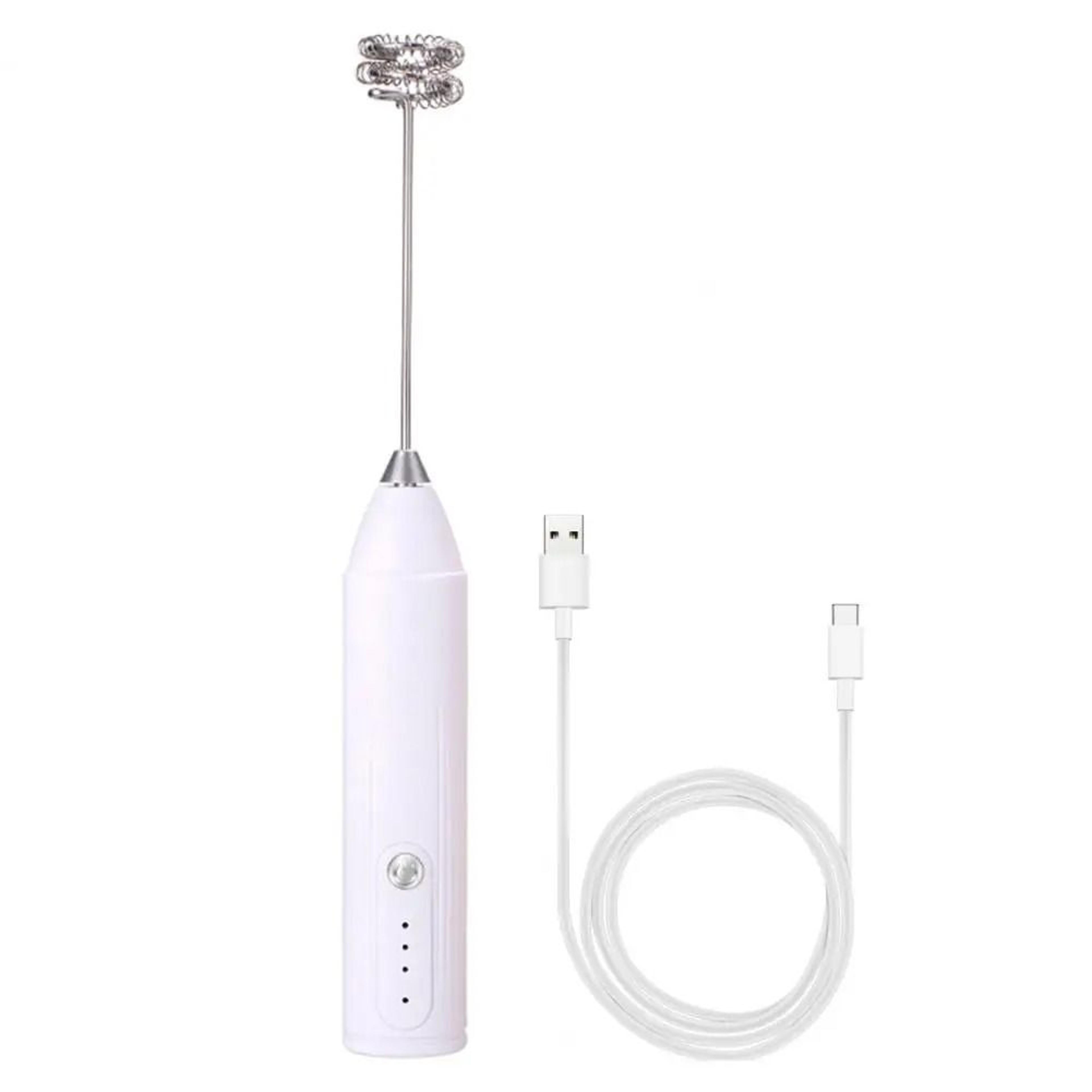 usb electric milk frother handheld coffee mixer