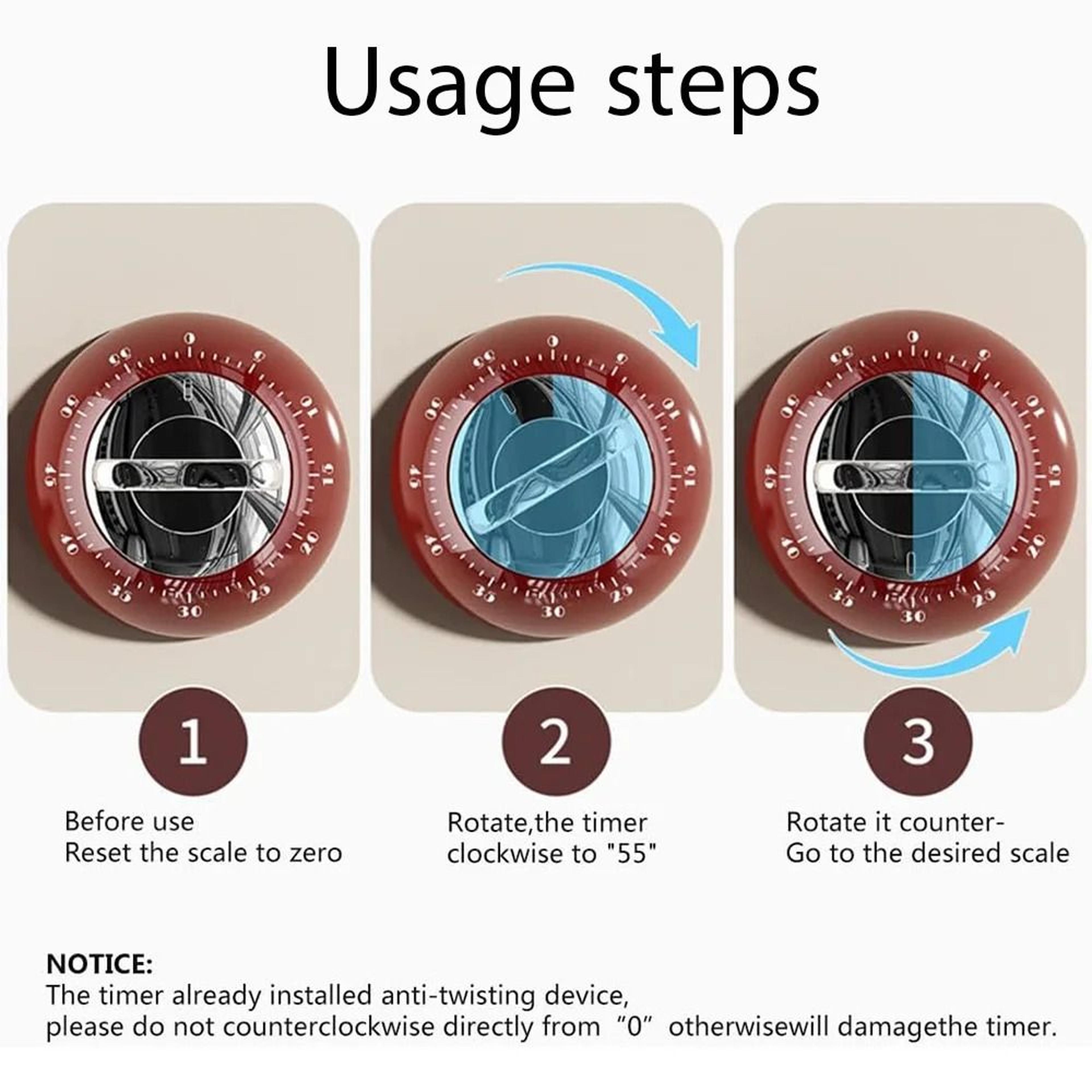 Magnetic Kitchen Timer With Loud Alarm 5