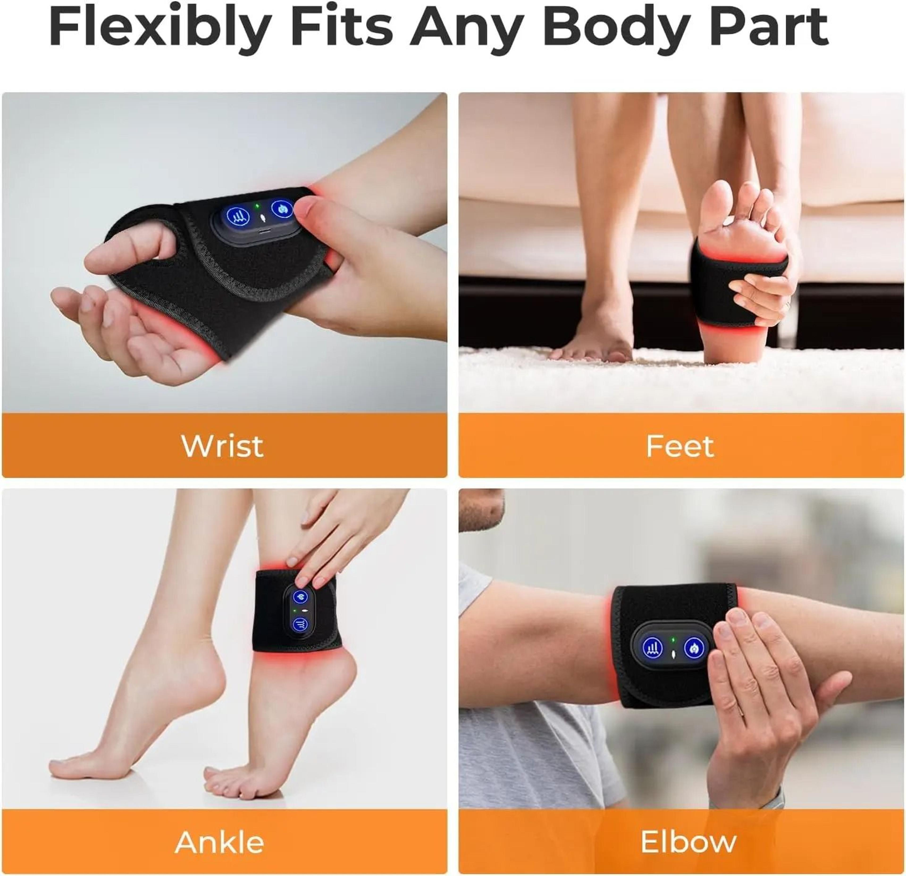 Rechargeable Red And Infrared Light Therapy Wrist Wrap 6