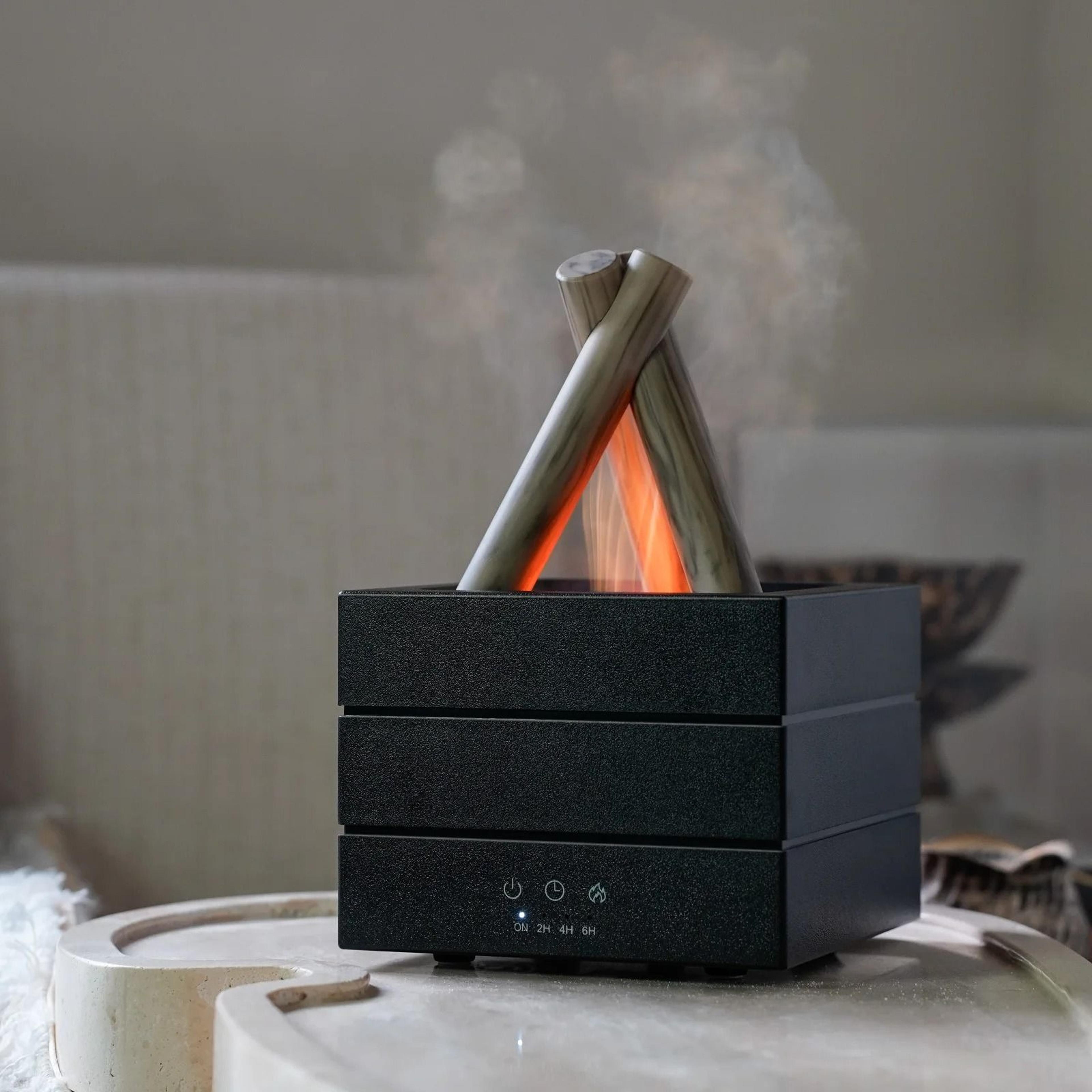 Flame Effect Aroma Diffuser With Remote Control 7