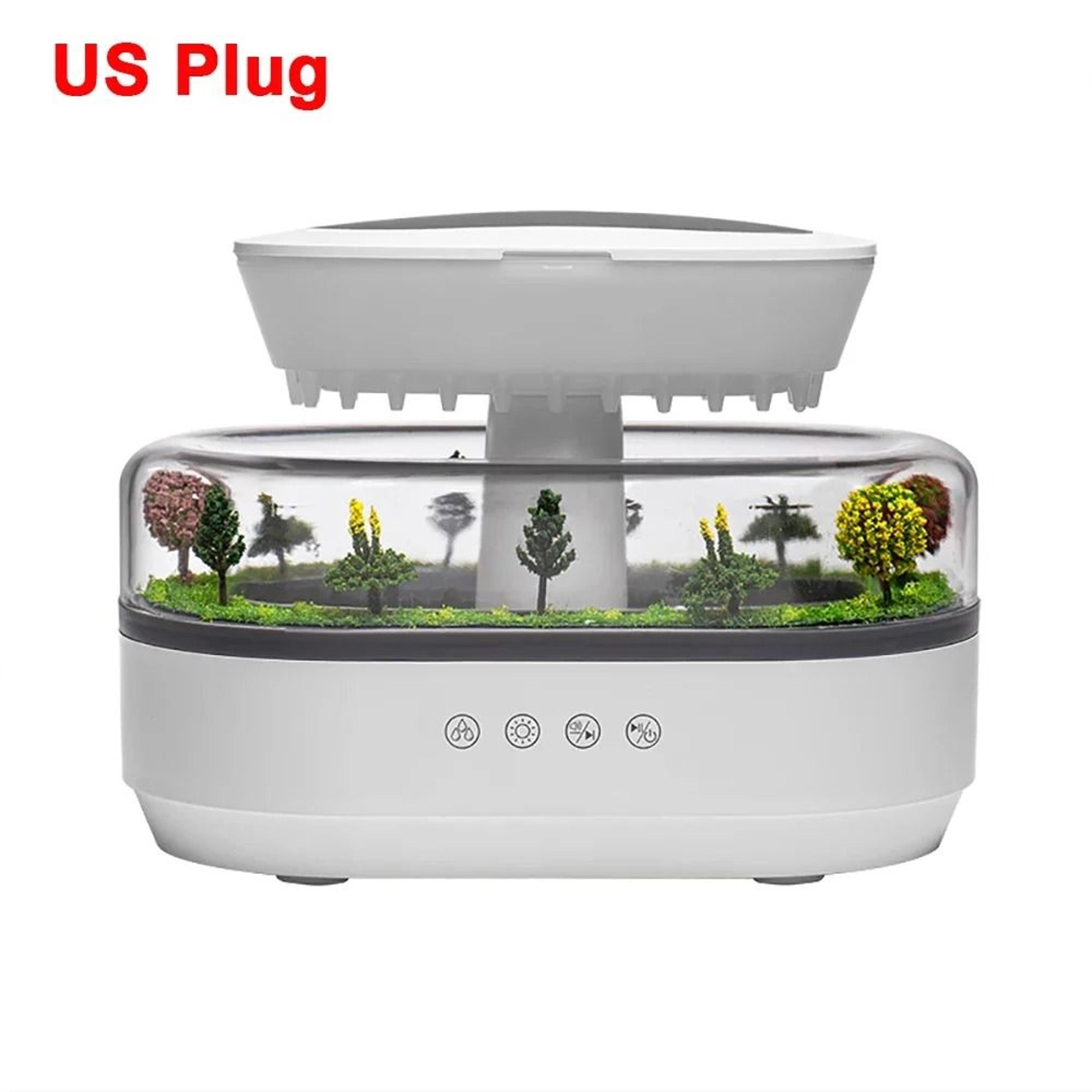 Raindrop Aroma Humidifier With White Noise And Light 8