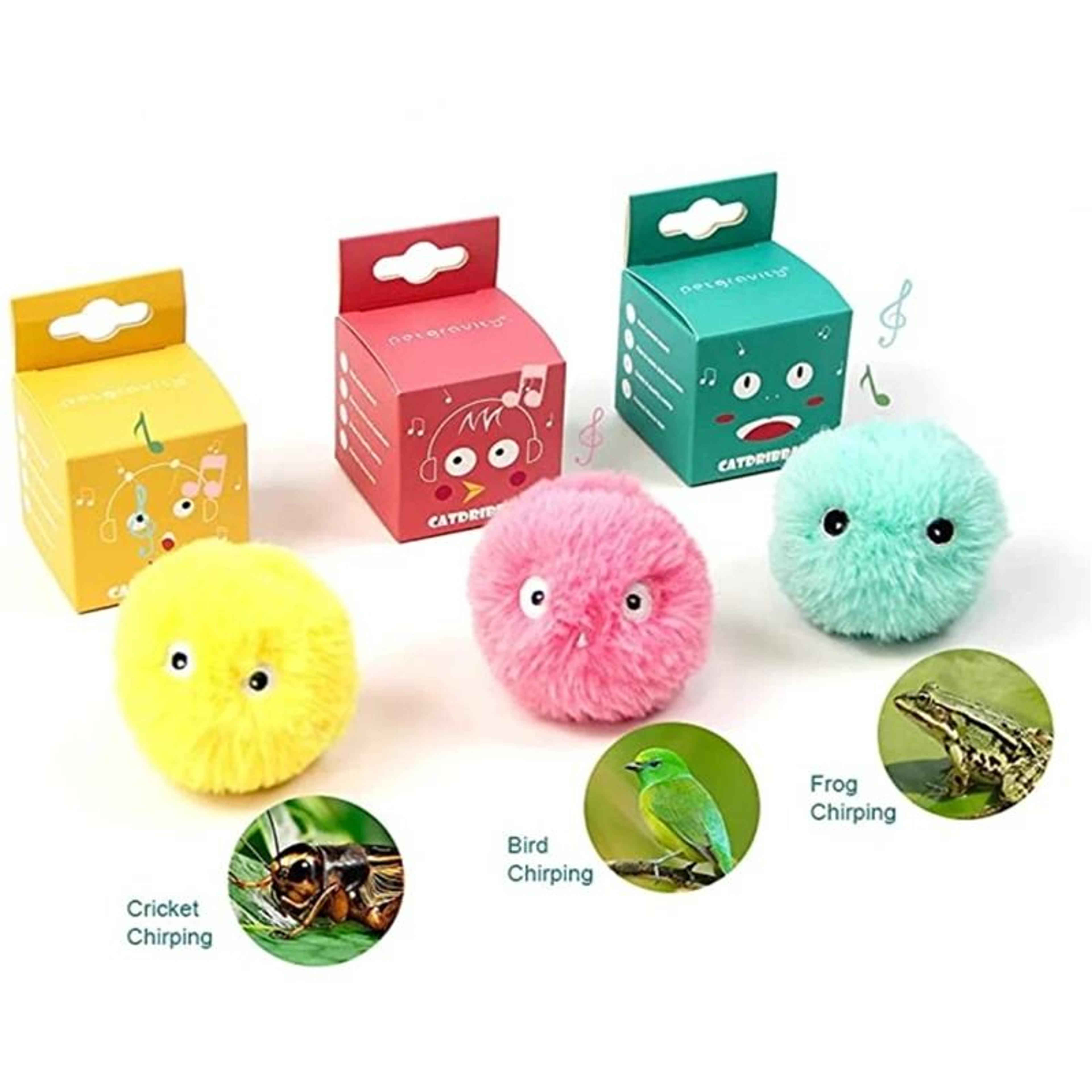 Interactive Electric Cat Toy Ball With Catnip And Sound 4