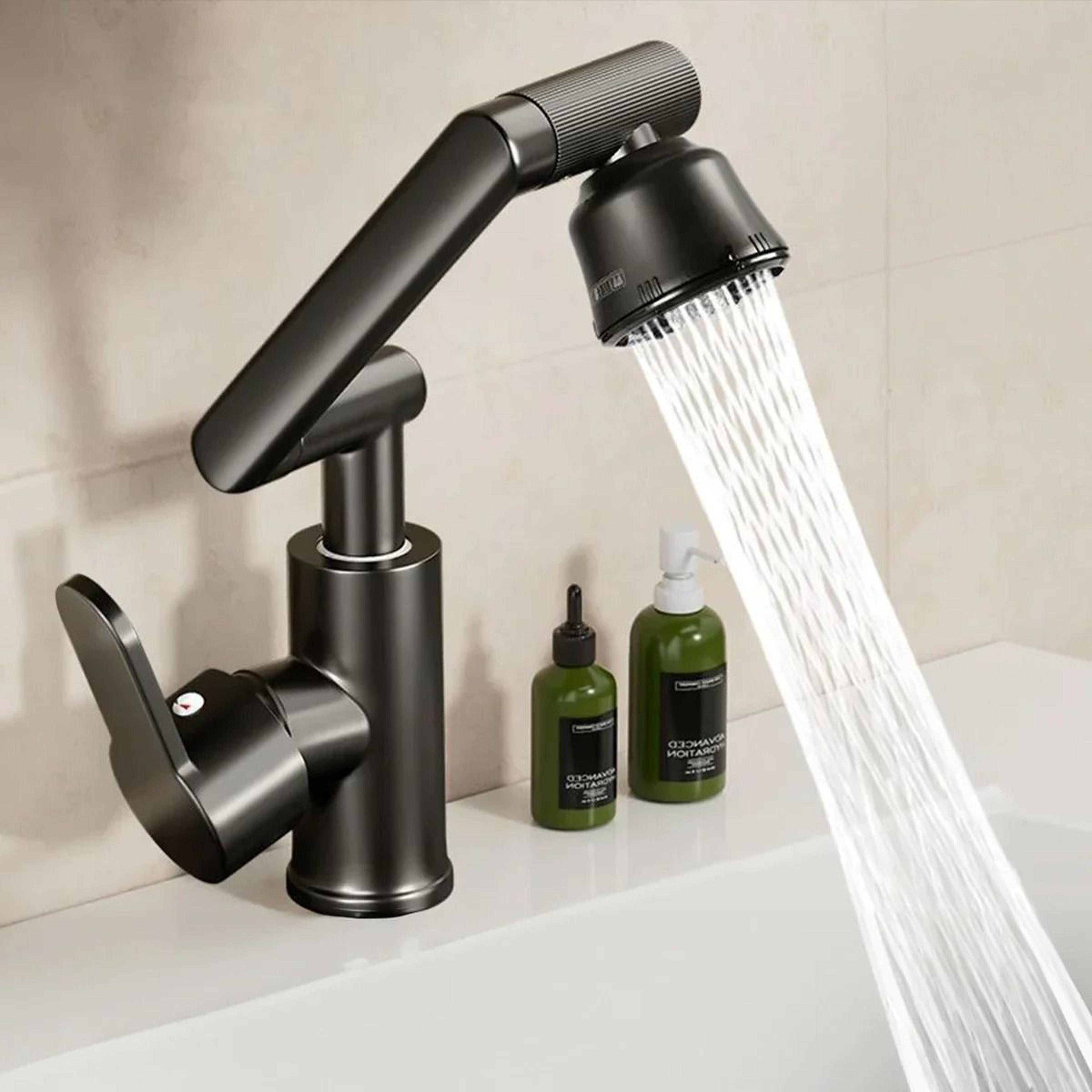 Rotatable Dual Hot And Cold Faucet For Bathroom And Kitchen 2