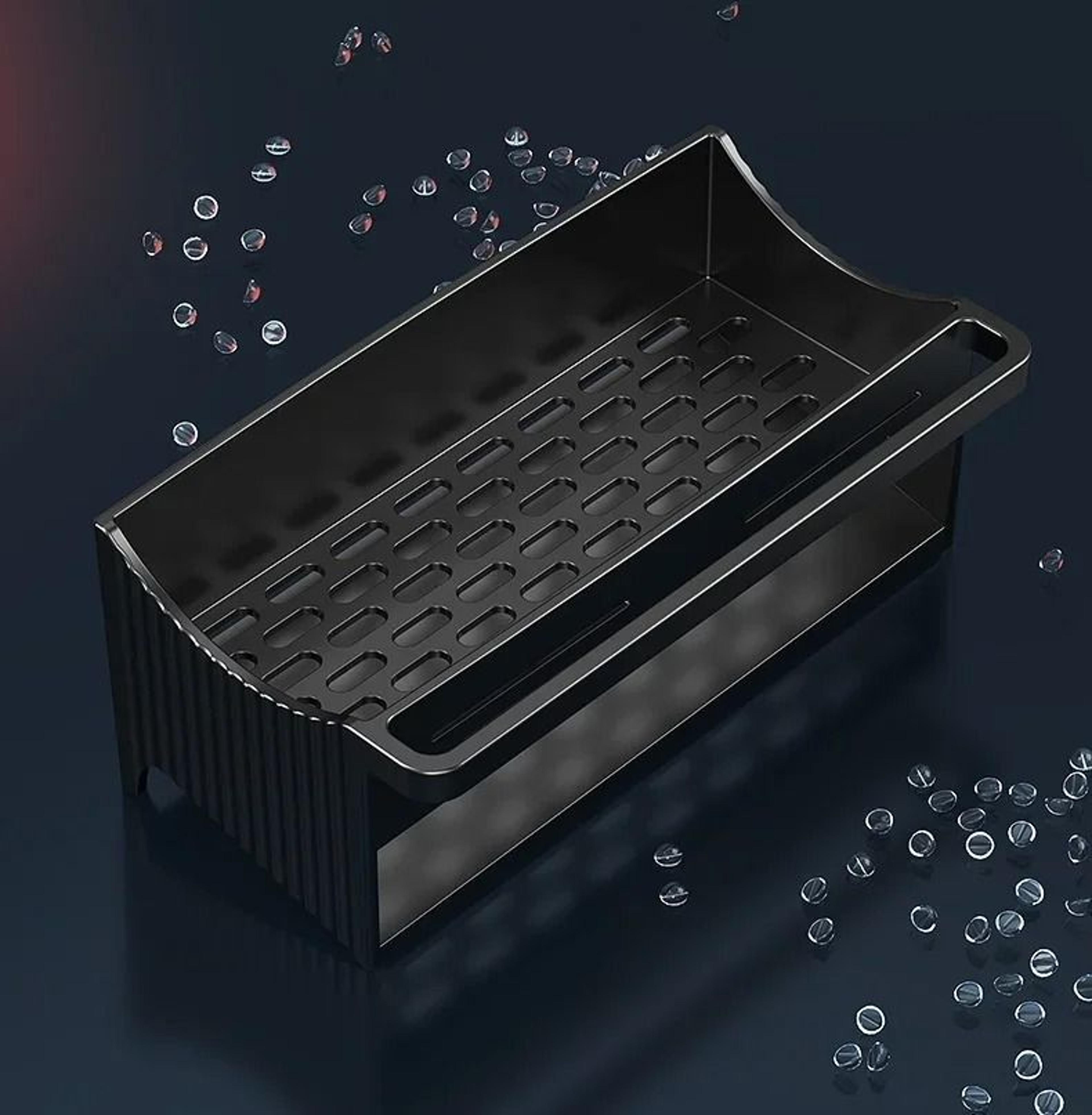 Automatic Drainage Sink Storage Rack With Sponge And Towel Holder 5