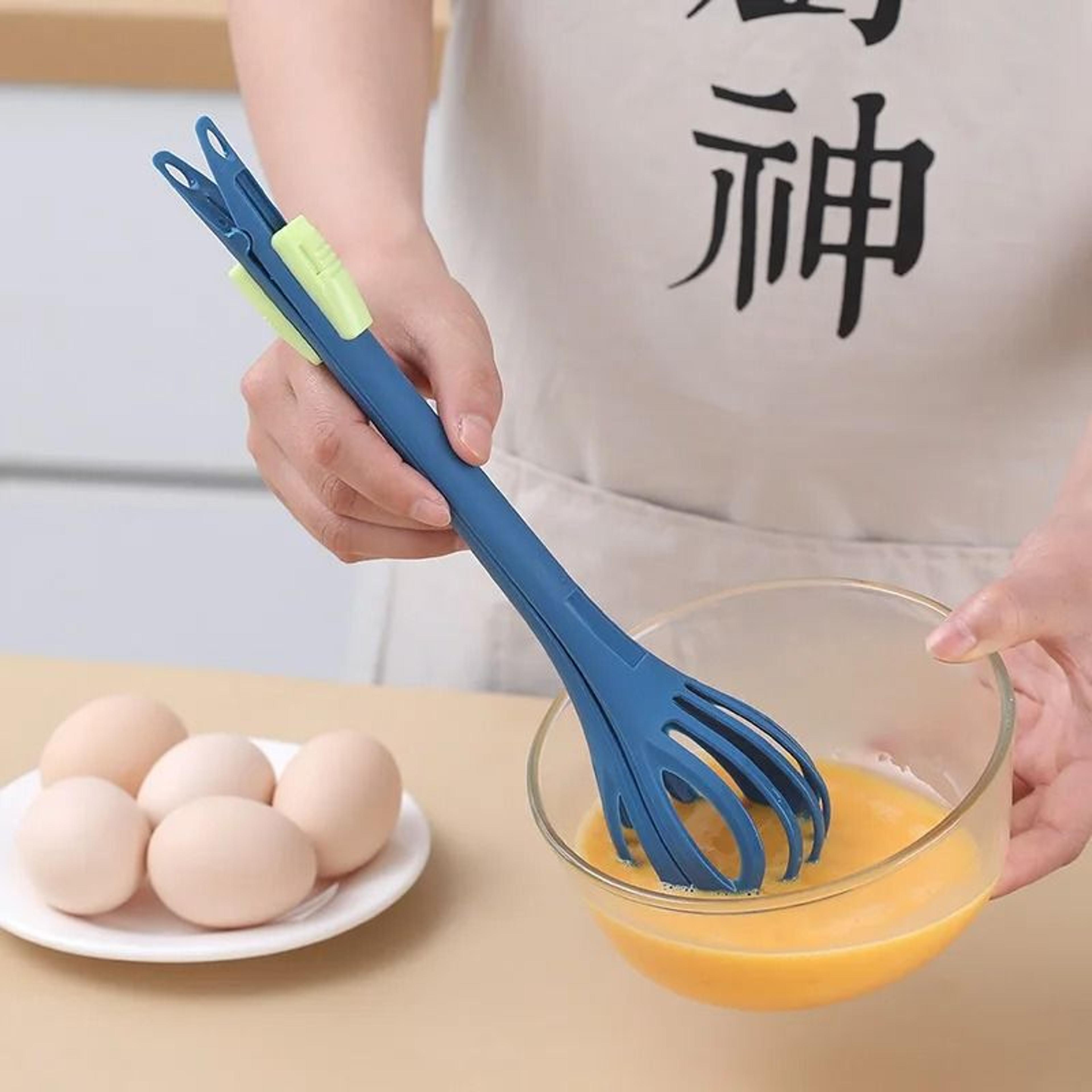 Multifunctional Egg Beater Whisk And Food Clip 3