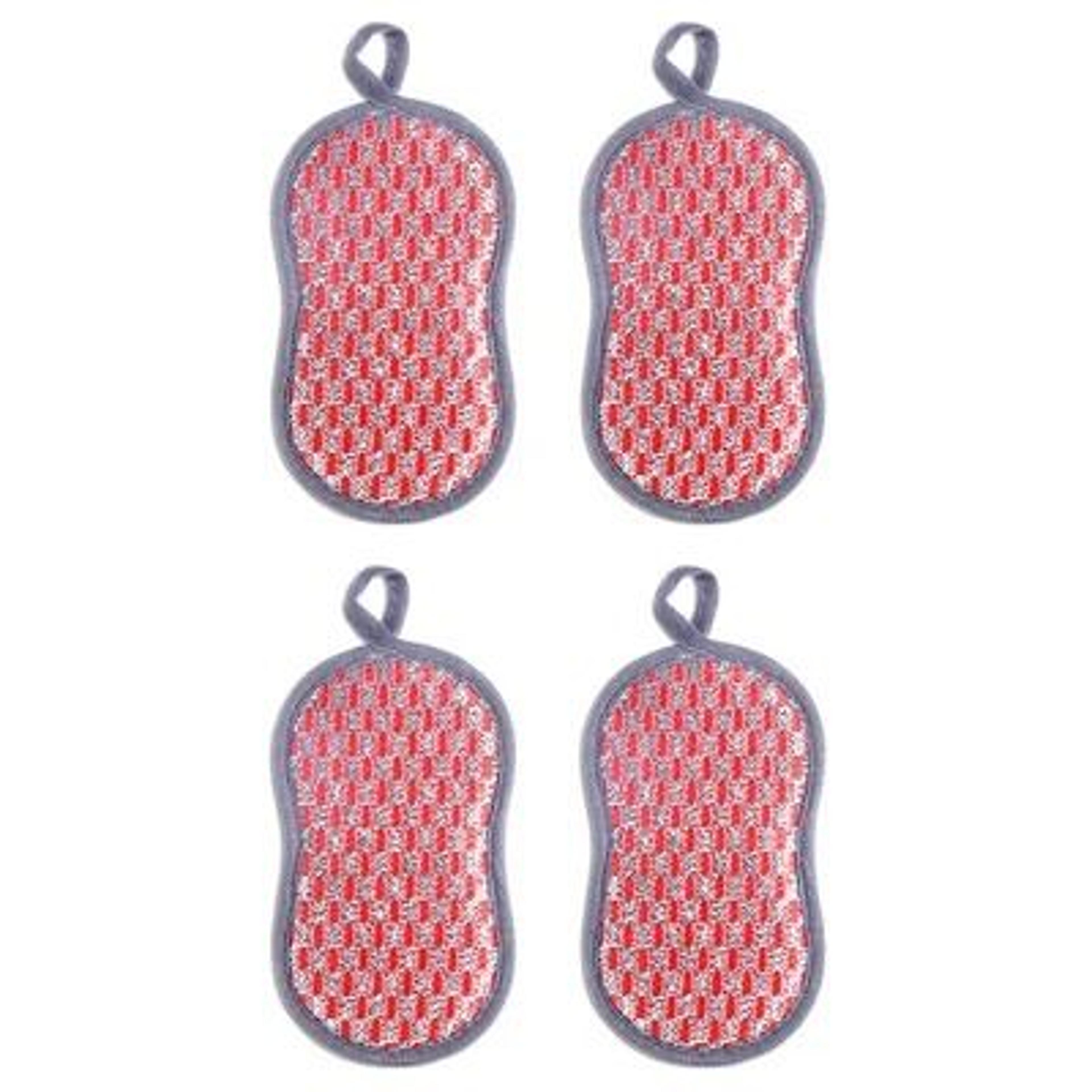 Double Sided Kitchen Cleaning Sponge Scrubber 11