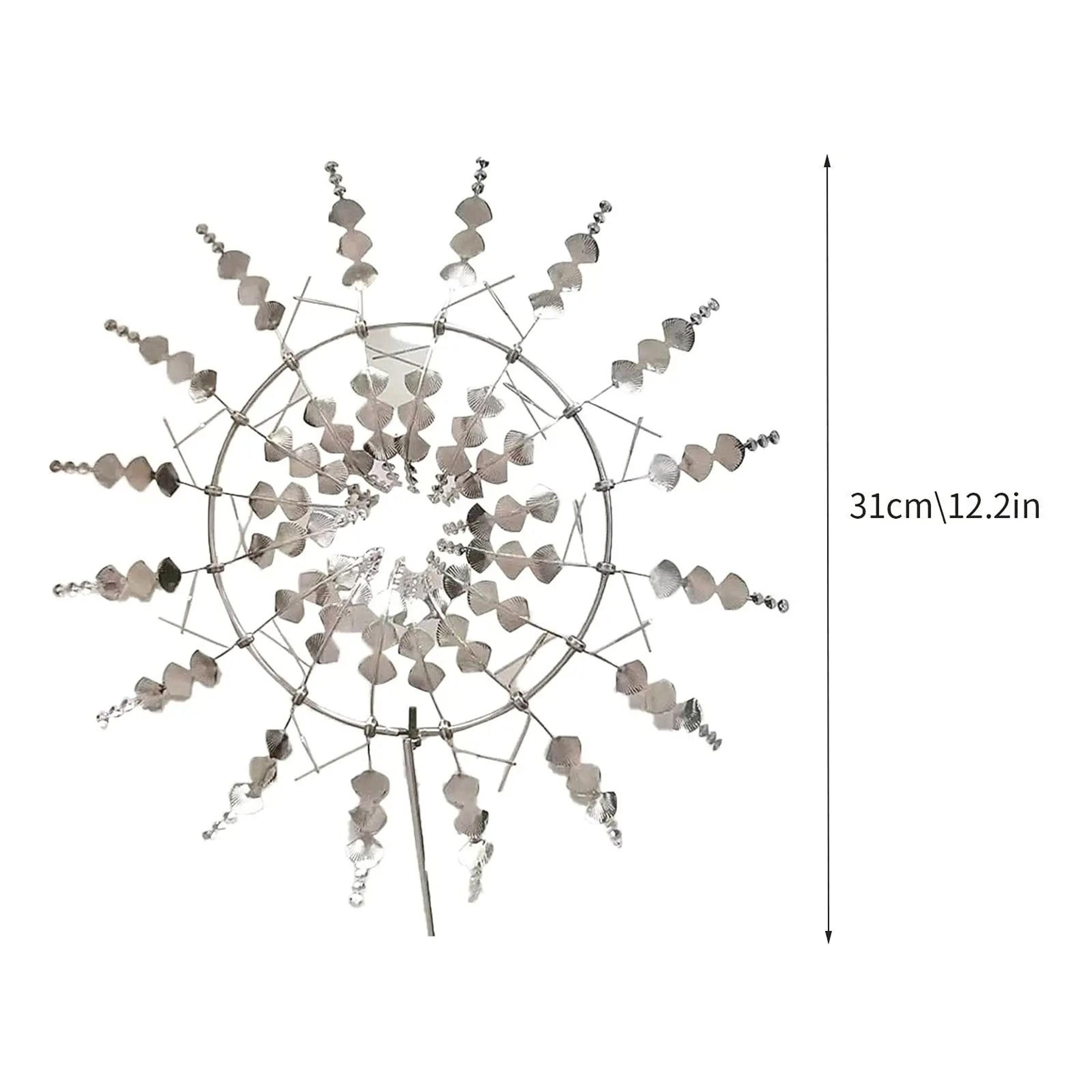Magical Kinetic Metal Wind Spinner For Garden And Lawn 6