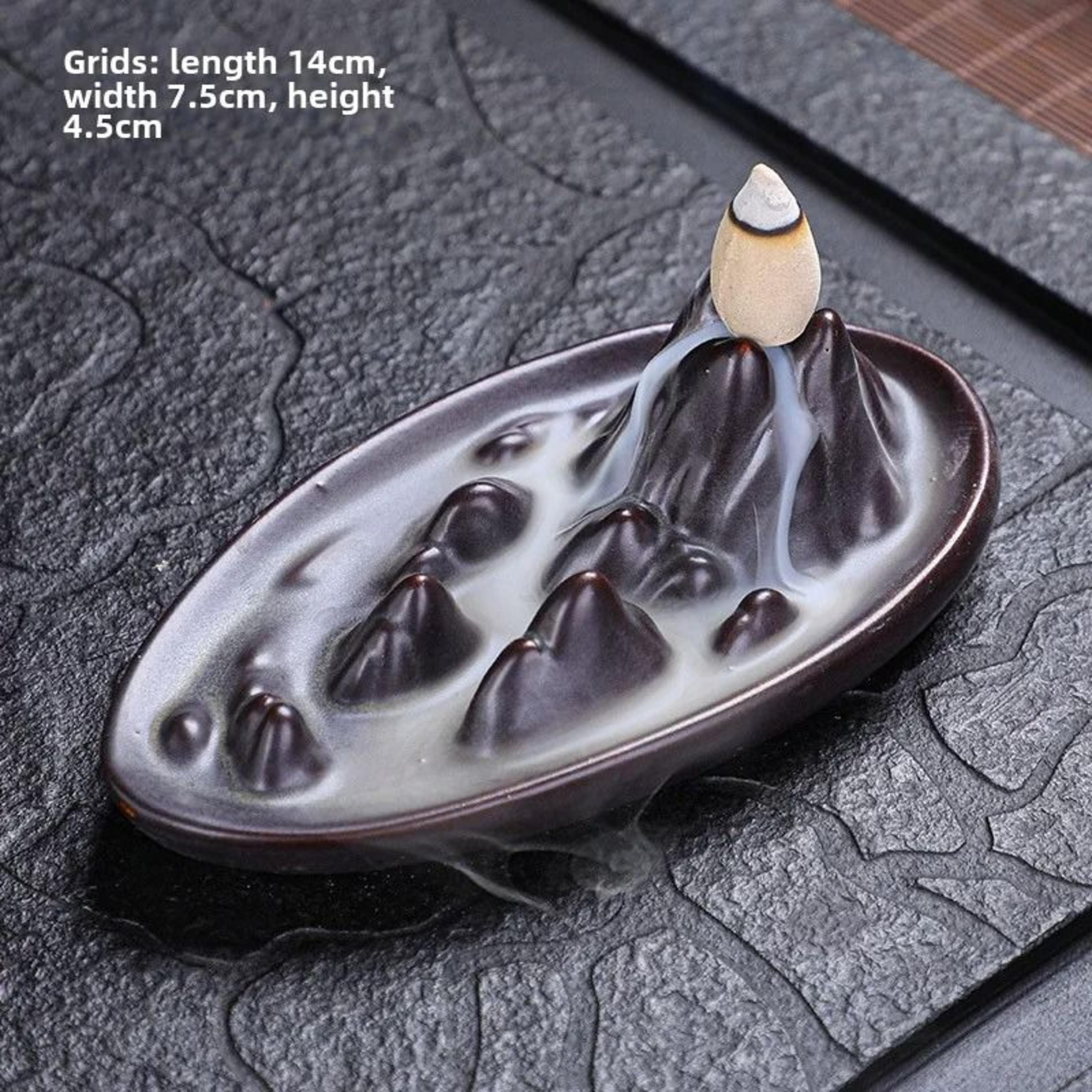 Ceramic Reverse Flow Incense Burner  Creative Home Decor Aromatherapy Ornament 6