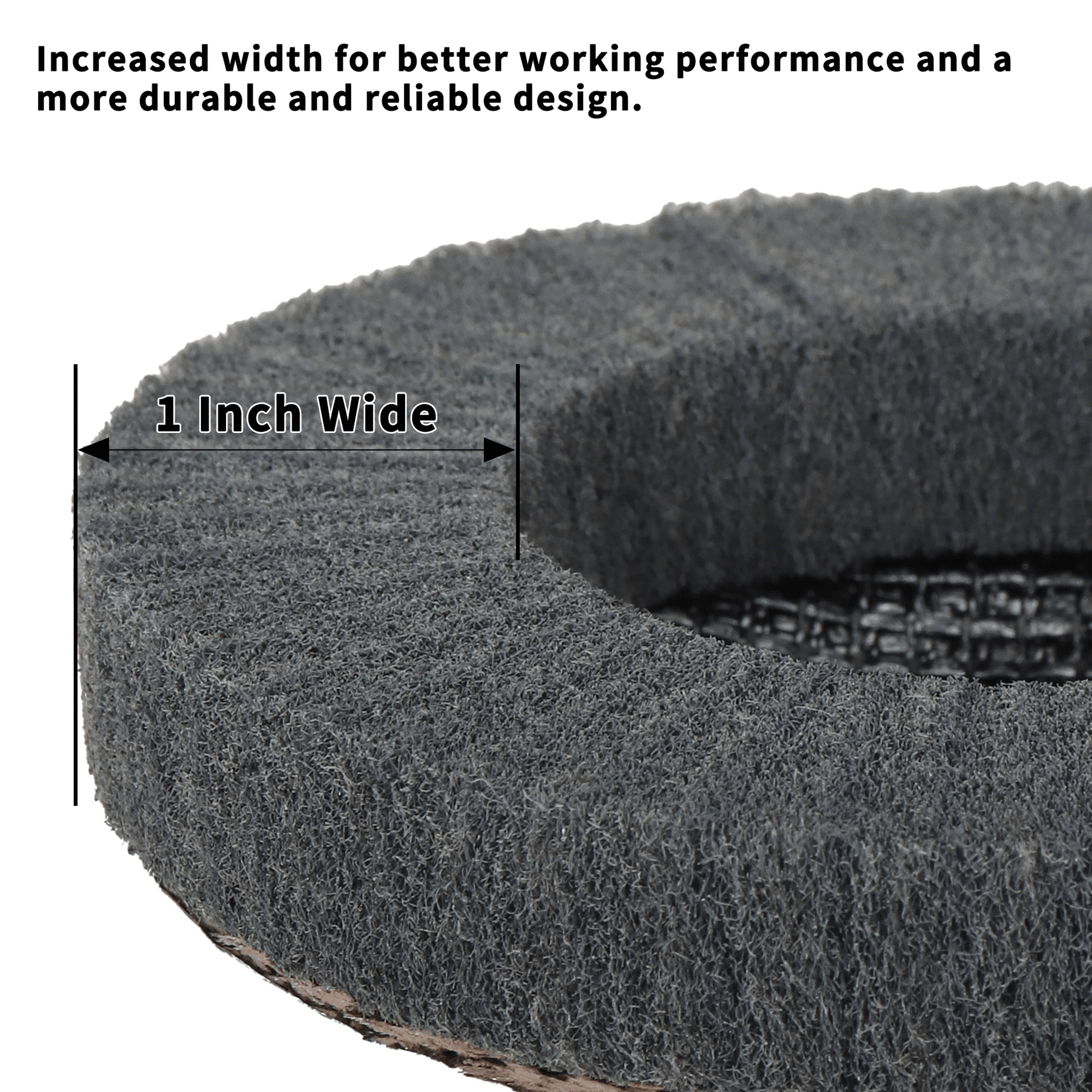 Nylon Fiber Flap Polishing Wheel Disc 800 Grit For Angle Grinder Wood And Metal Buffing 2