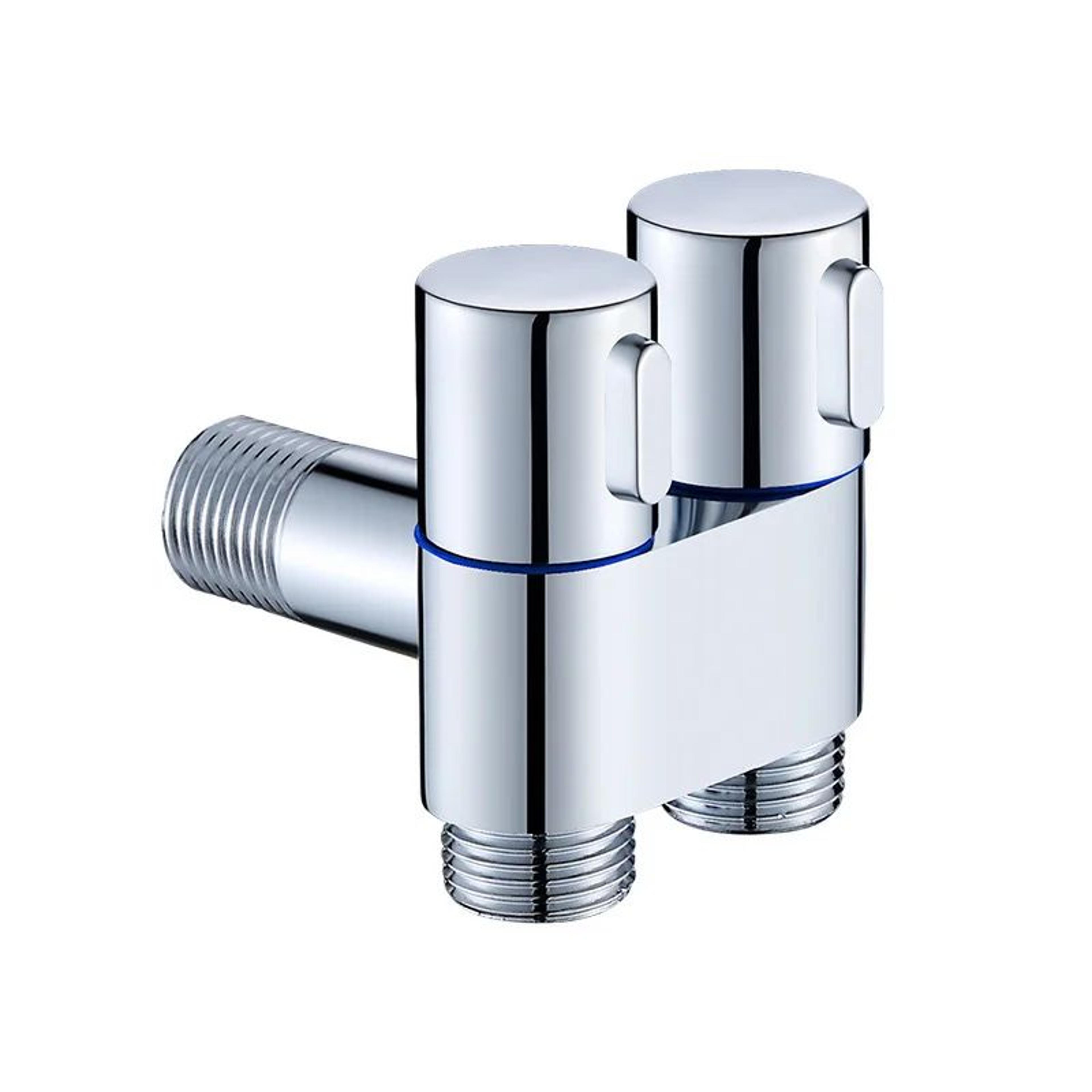 Wall Mounted Bidet Sprayer Set With Adjustable Pressure And Dual Outlet 7