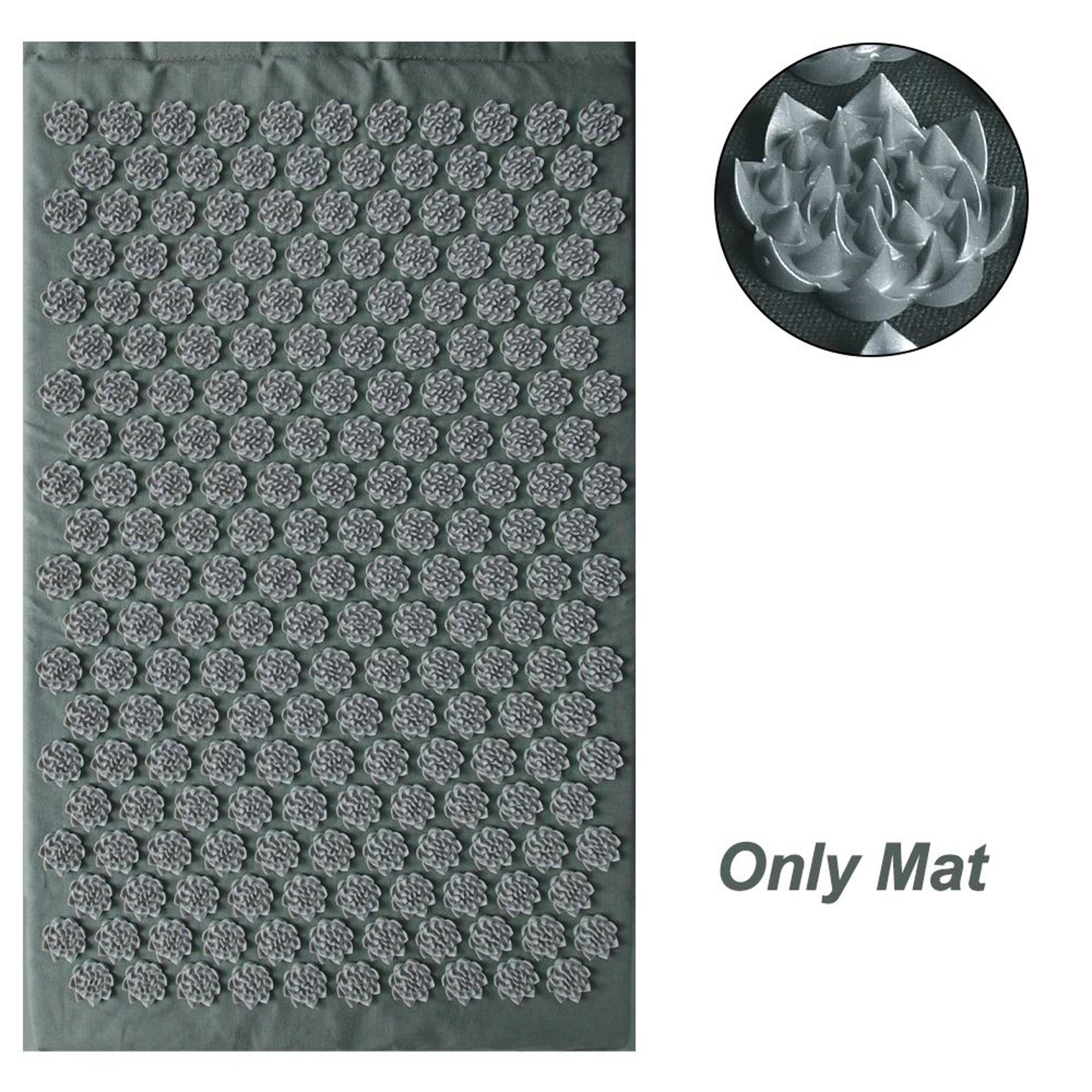 Acupressure Massage Mat And Pillow Set With Spikes For Back Neck And Foot Pain Relief 10