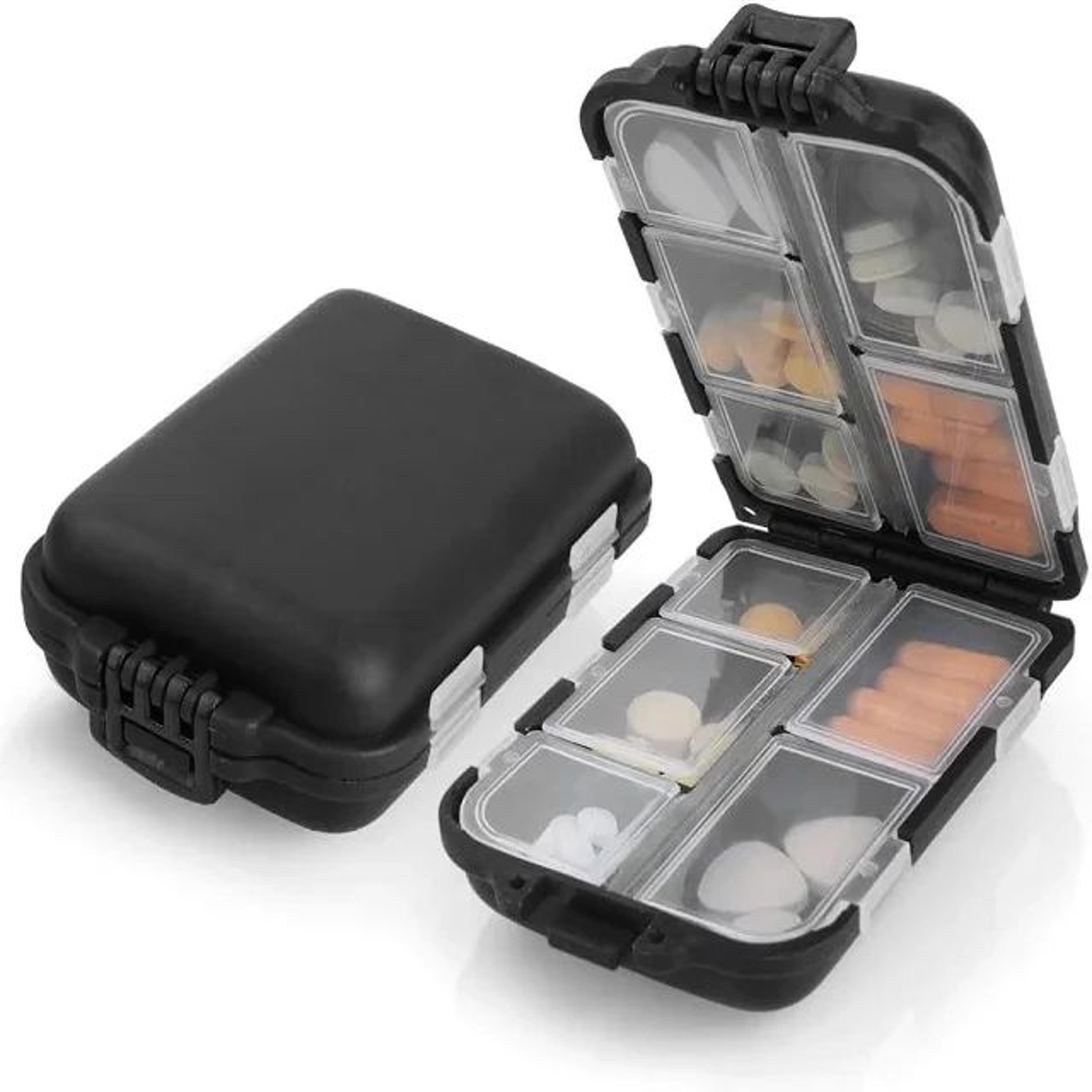 Portable 10 Grid Pill Organizer Medicine Holder Storage Box For Vitamins And Tablets 7