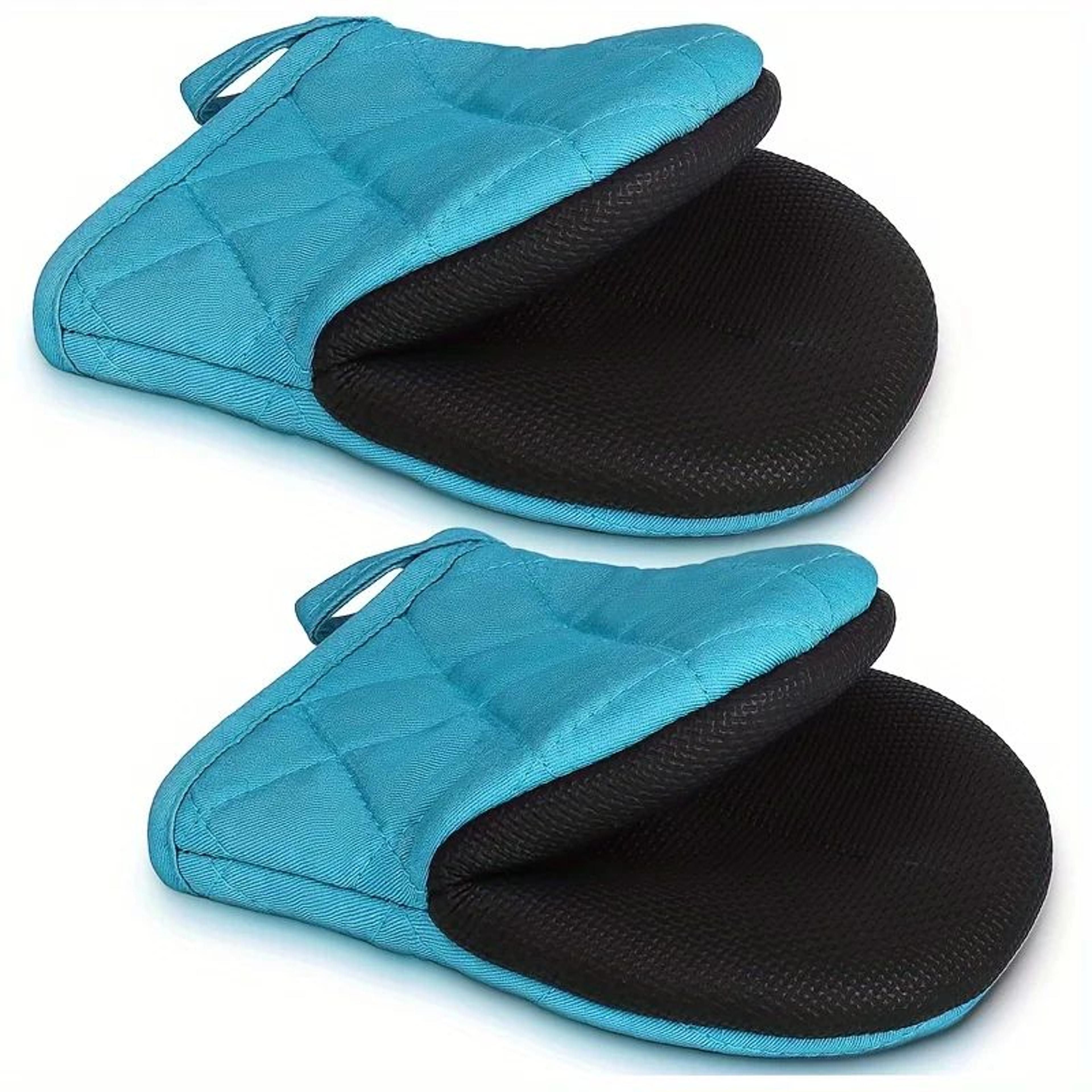 Multilayer Silicone Oven Mitts Non Slip Heat Resistant Kitchen Gloves For Cooking And Baking 8
