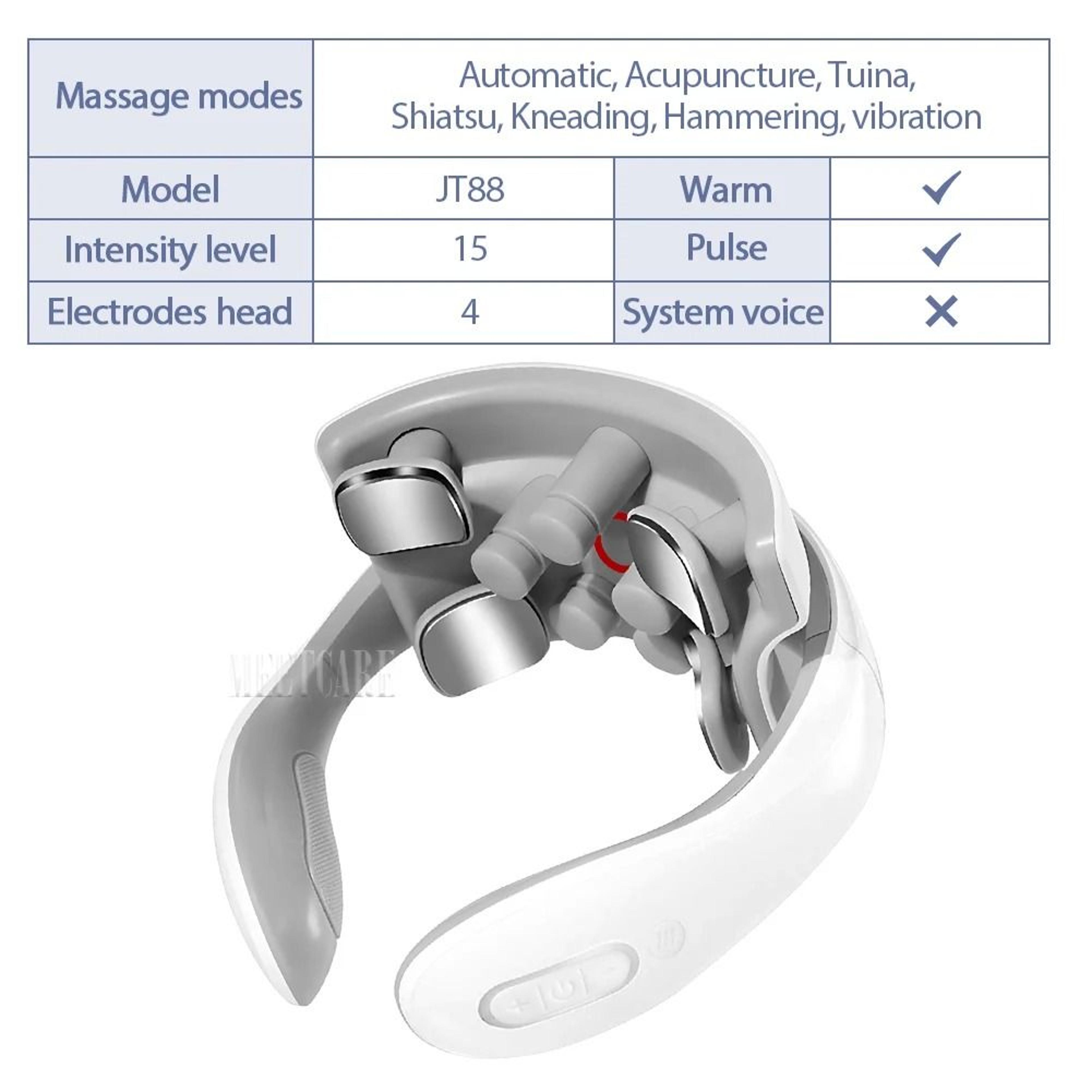 Wireless TENS Pulse Neck And Shoulder Massager  Smart Cervical Heating Device For Pain Relief Muscl 10