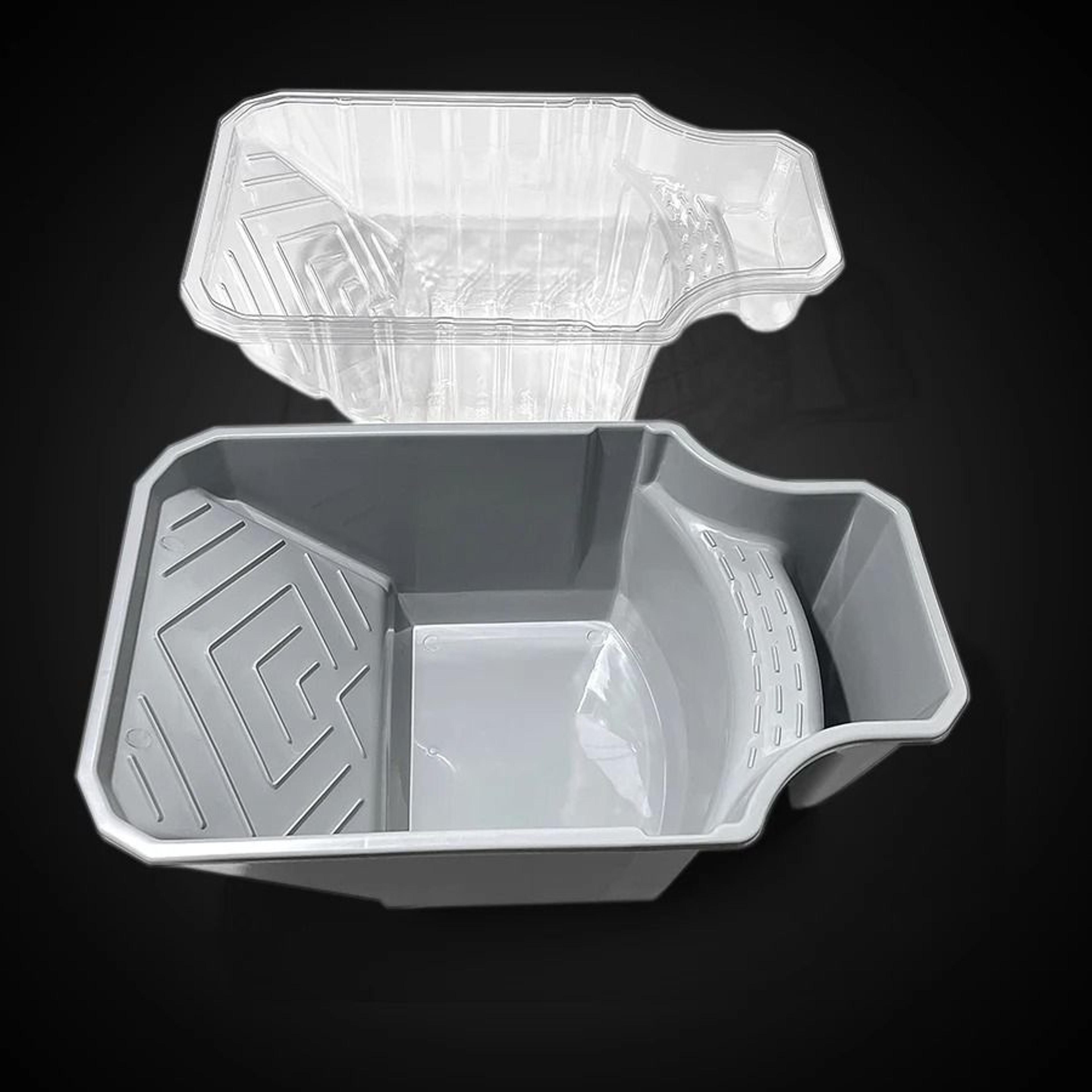 4 Inch Handheld Paint Cup With Roller Frame  Durable PP Material Large Capacity Paint Holder For Br 6