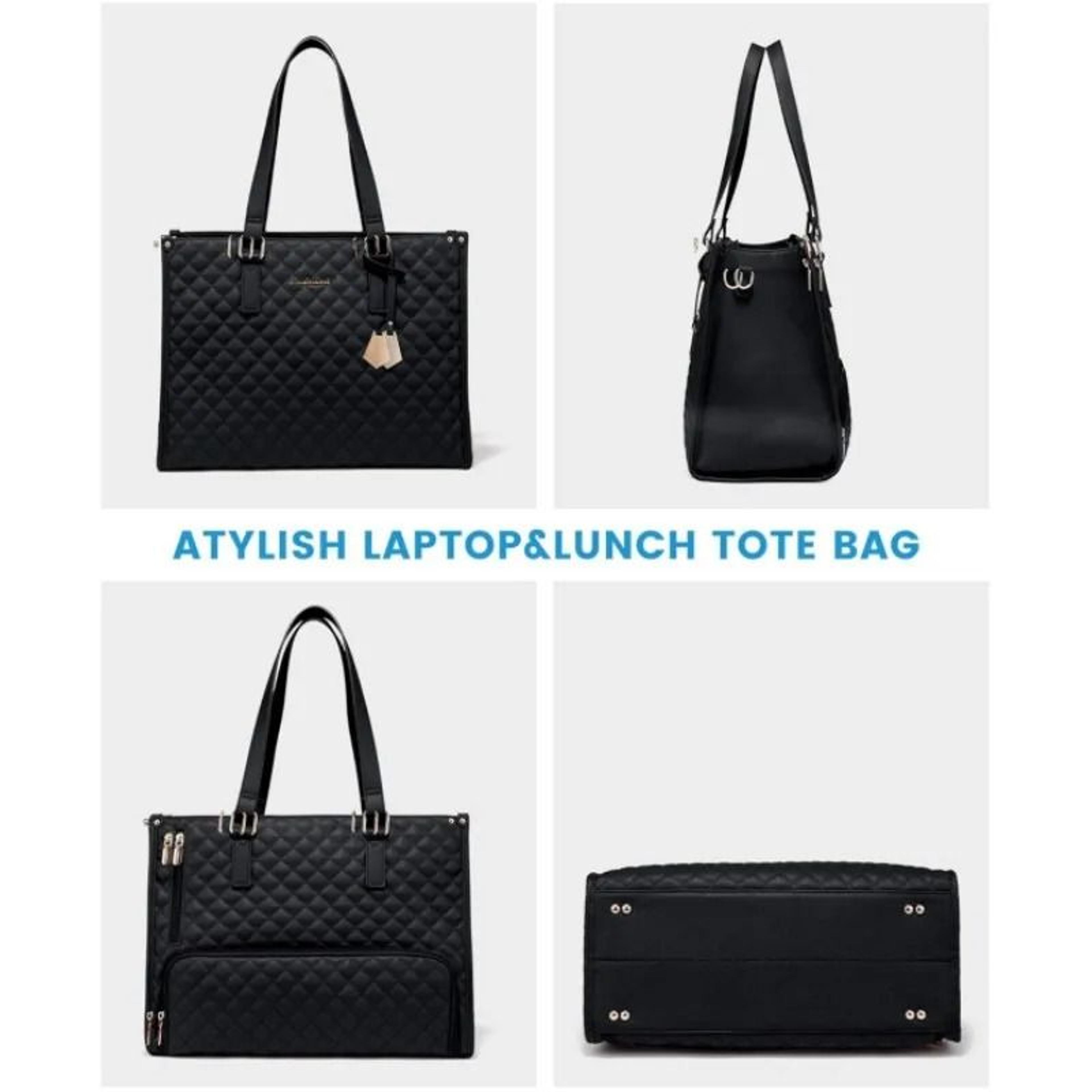 Womens 2 In 1 Insulated Lunch Bag Suitable For 156 Inch Laptops Leak Proof Insulated Work Bag Water 4