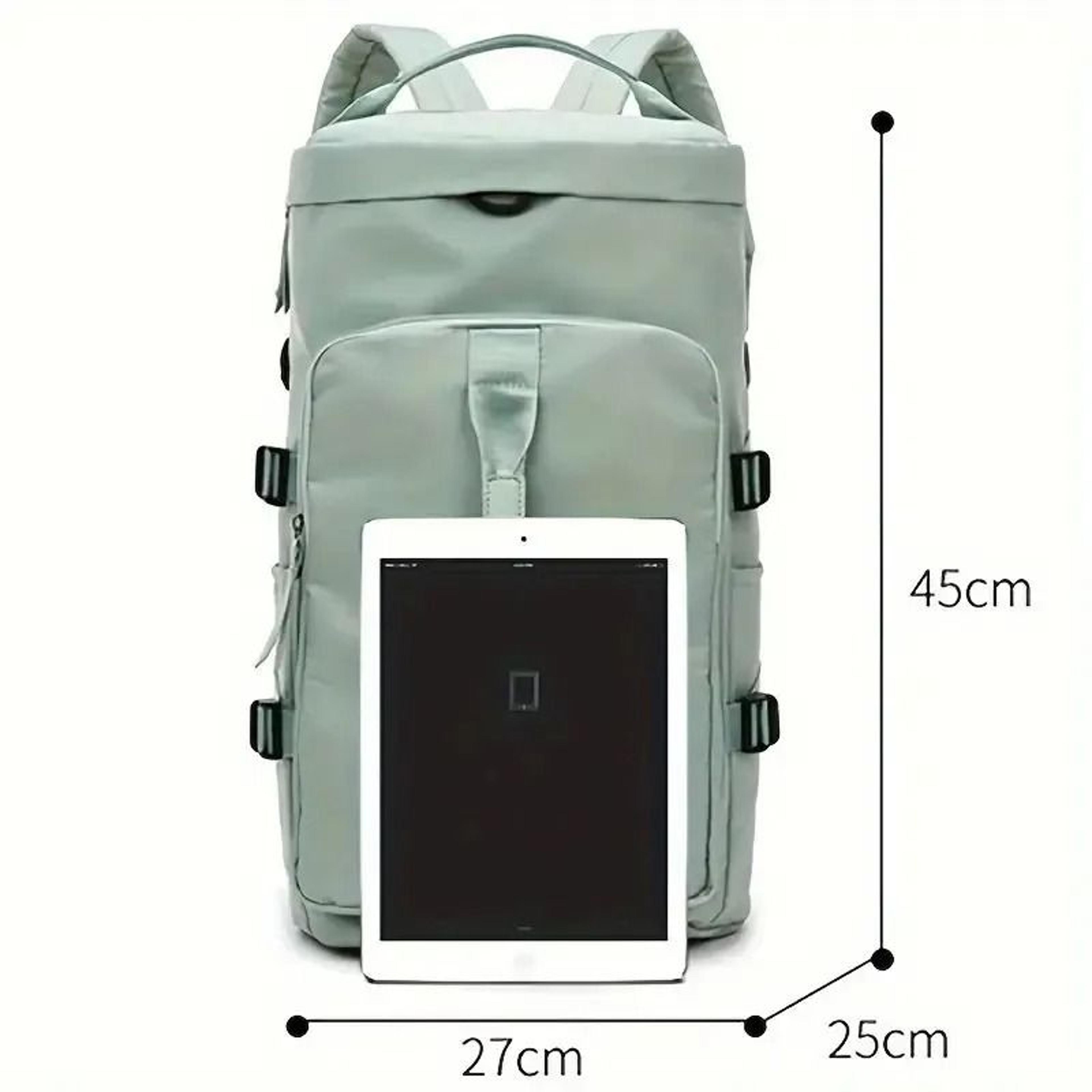 Large Capacity Waterproof Travel Backpack Duffel Bag With Shoe Compartment And Wet Dry Separation 5