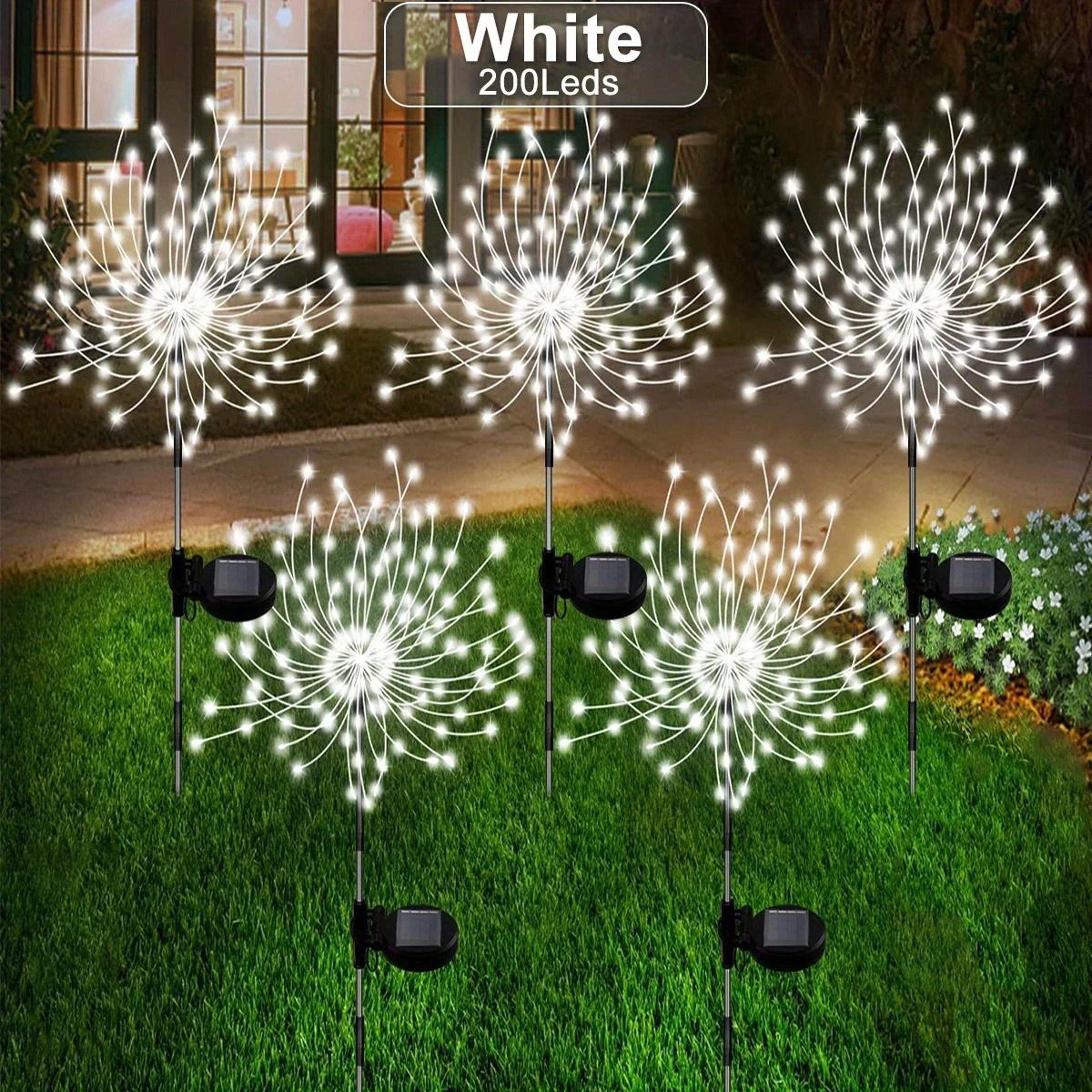 Solar Fireworks Lights Outdoor Decorative Garden Lights For Patio Holiday And Event Decor 9
