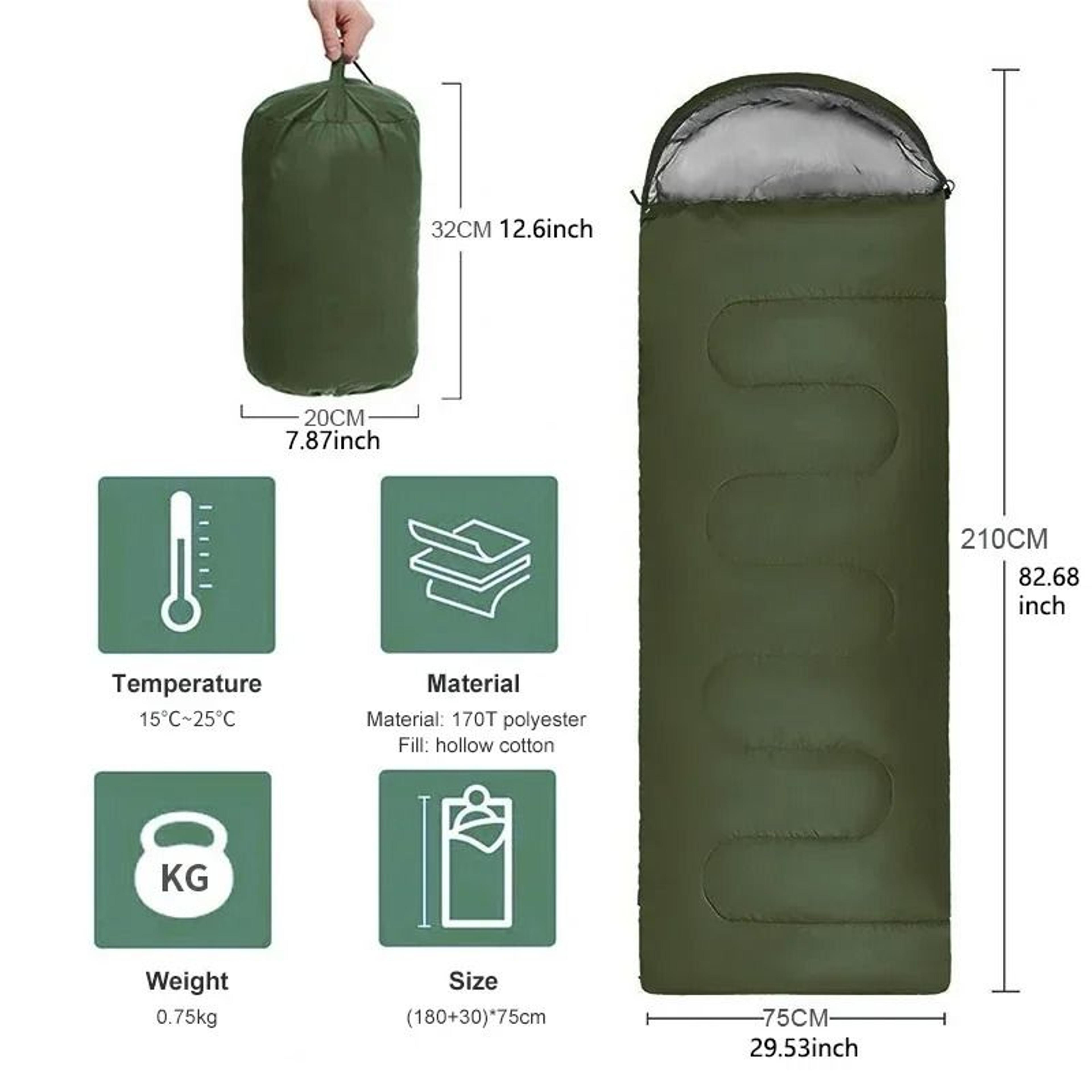Ultralight Waterproof 4 Season Sleeping Bag For Camping Hiking And Backpacking 5