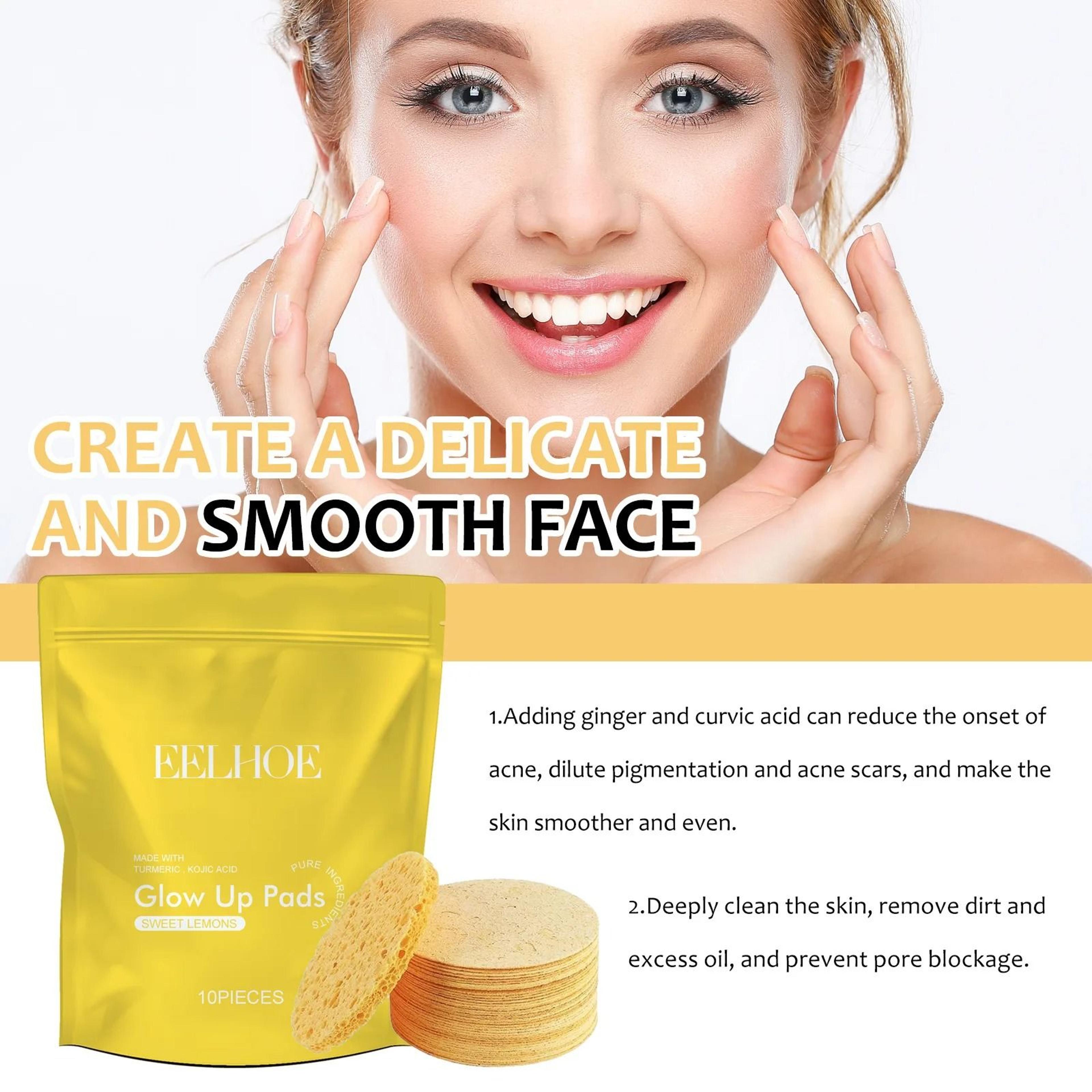 Turmeric Kojic Acid Exfoliating Cleansing Pads For Daily Deep Cleaning And Brightening 3