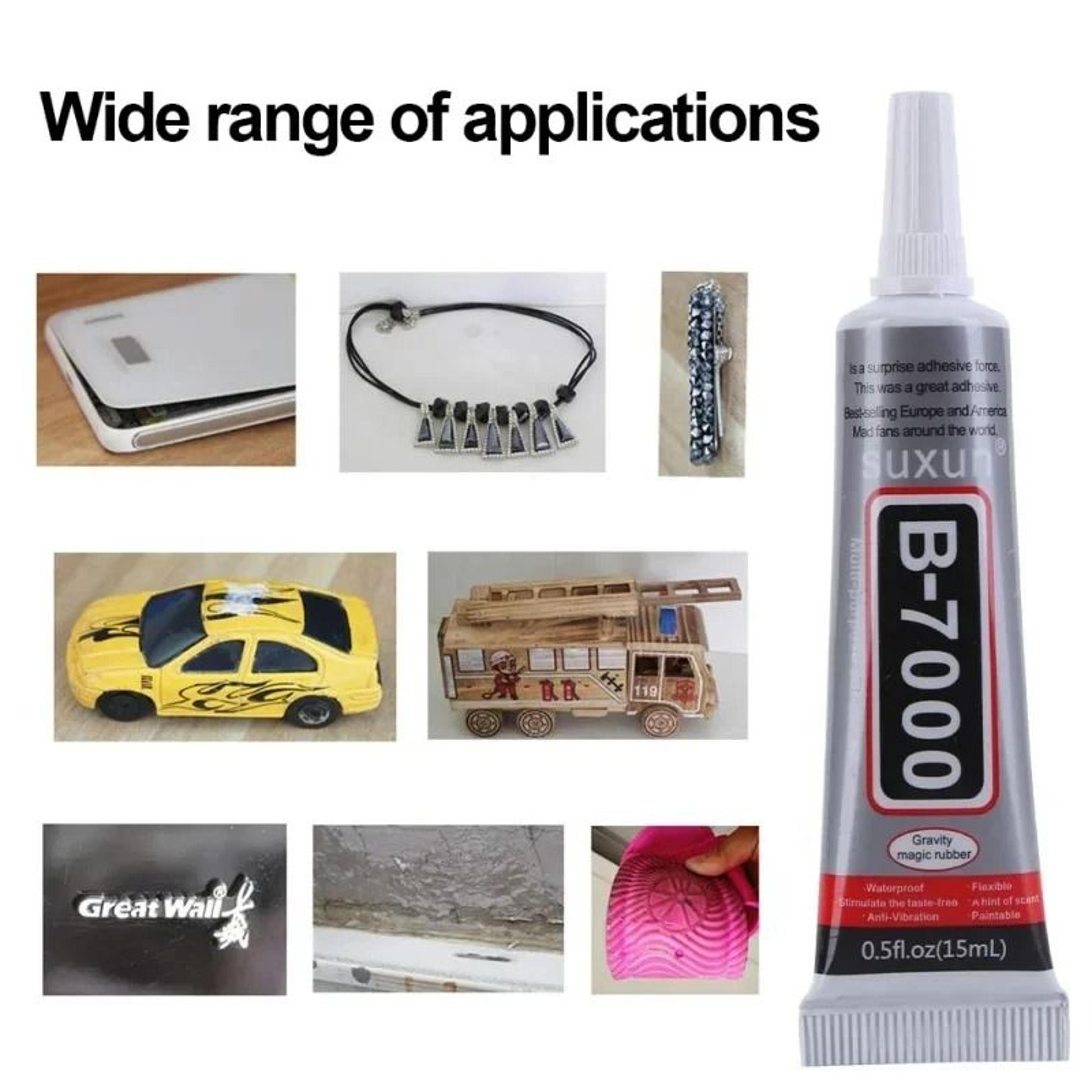 Clear Strong Adhesive Glue For MultiPurpose Repair  B7000 Industrial Strength For Jewelry Phone And 4