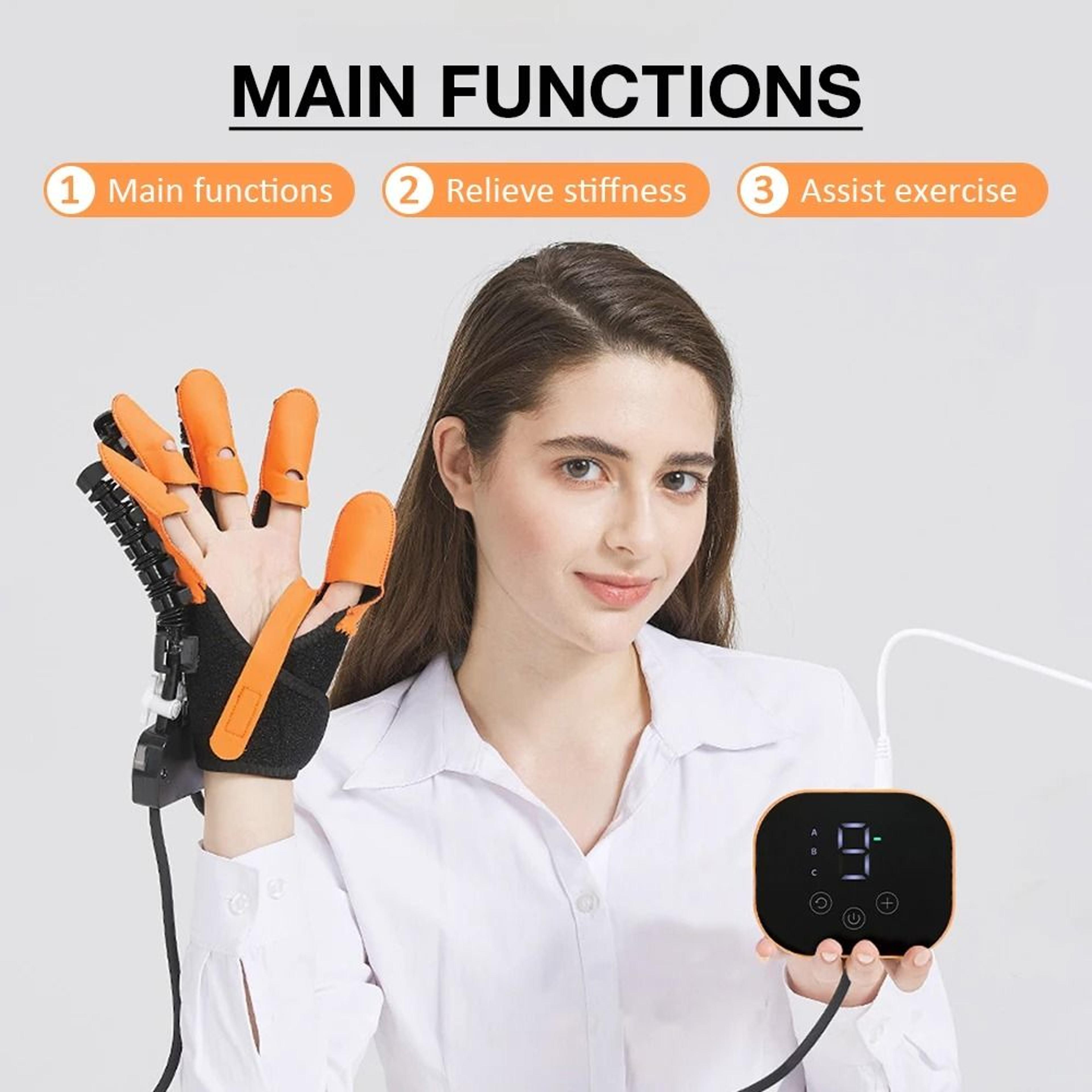 Rehabilitation Robot Glove For Stroke Recovery  Intelligent Hand Training Device For Hemiplegia And 3