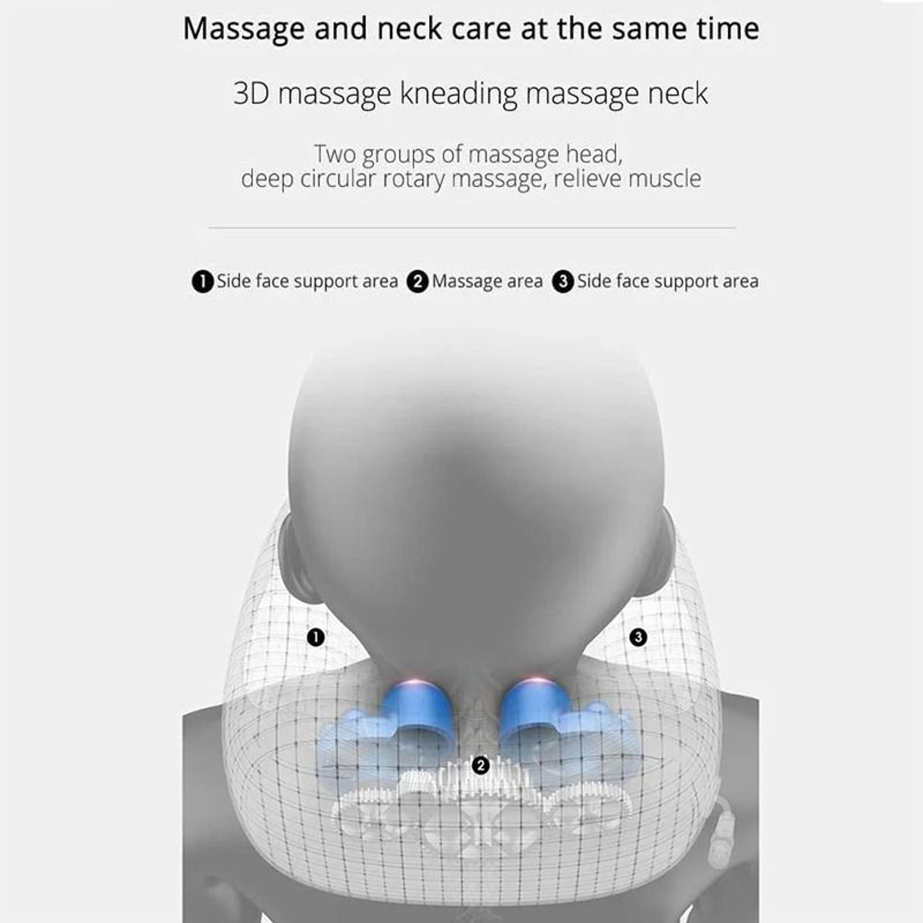 Portable U Shaped Electric Neck Massager Pillow For Neck Shoulder And Cervical Relaxation 5