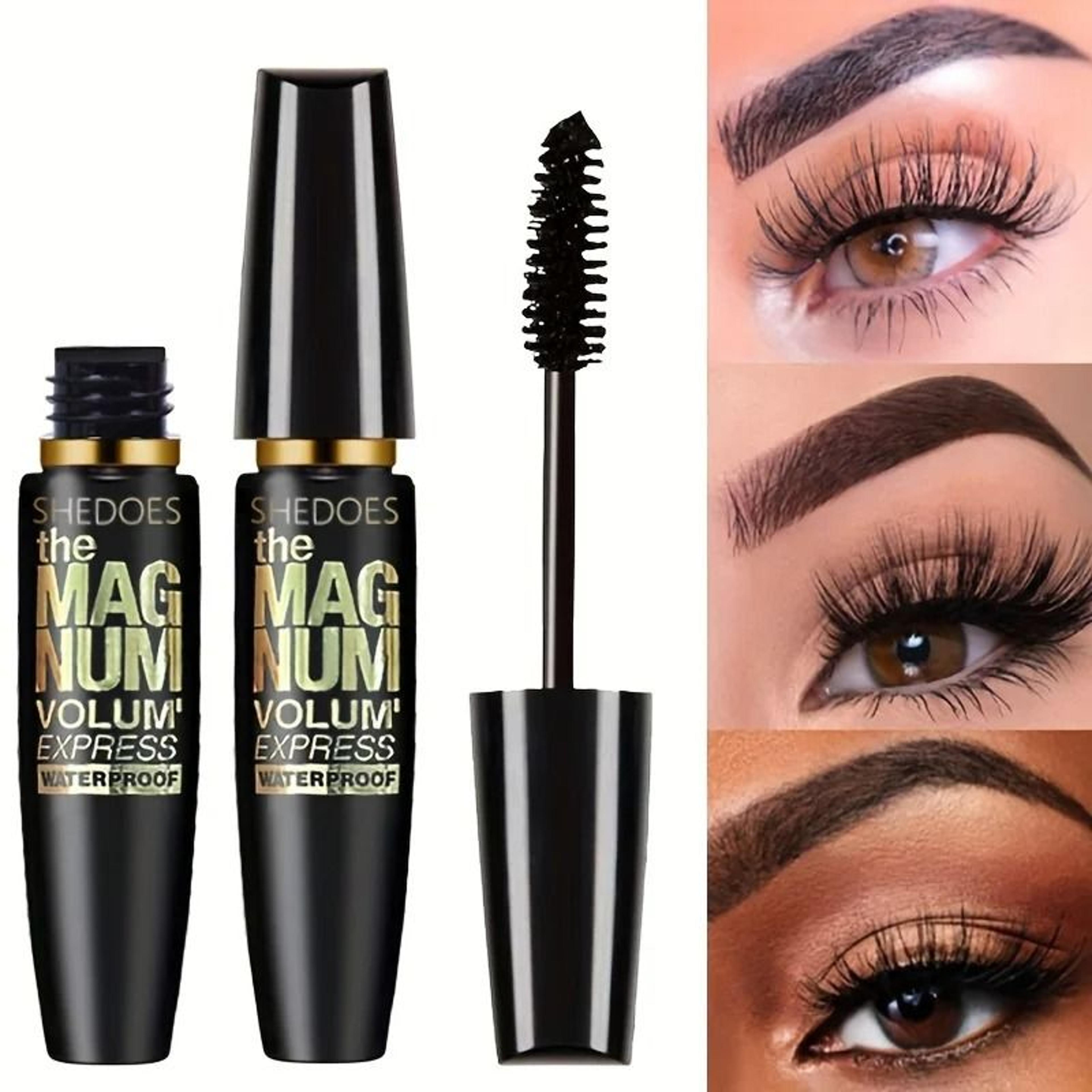 4D Black Waterproof Mascara Lengthening Thickening And Curling Liquid Fiber Lash Makeup 2