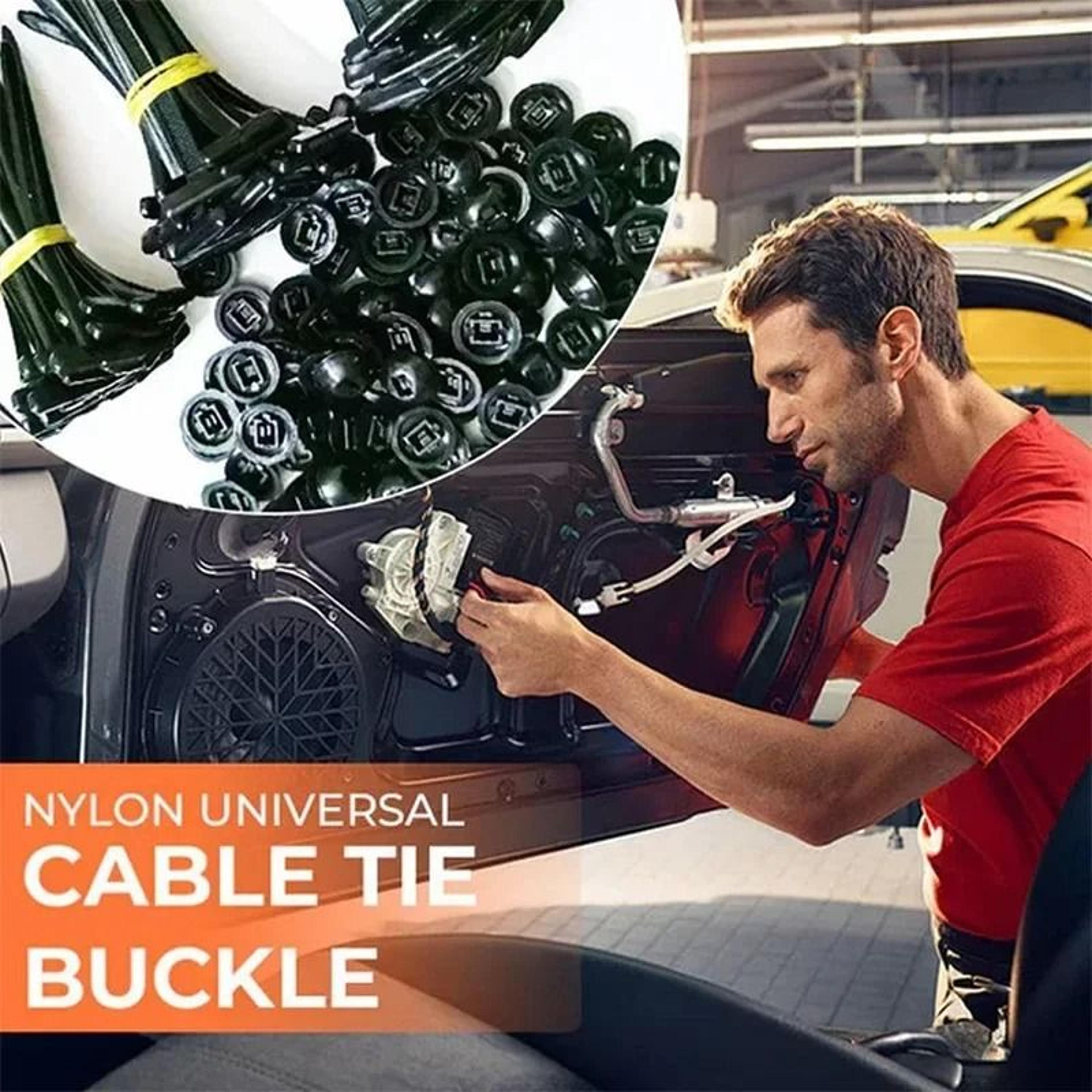 Universal Nylon Cable Tie Buckle Fastener For Car Fender Mudguard And Trunk Lining Repair 3