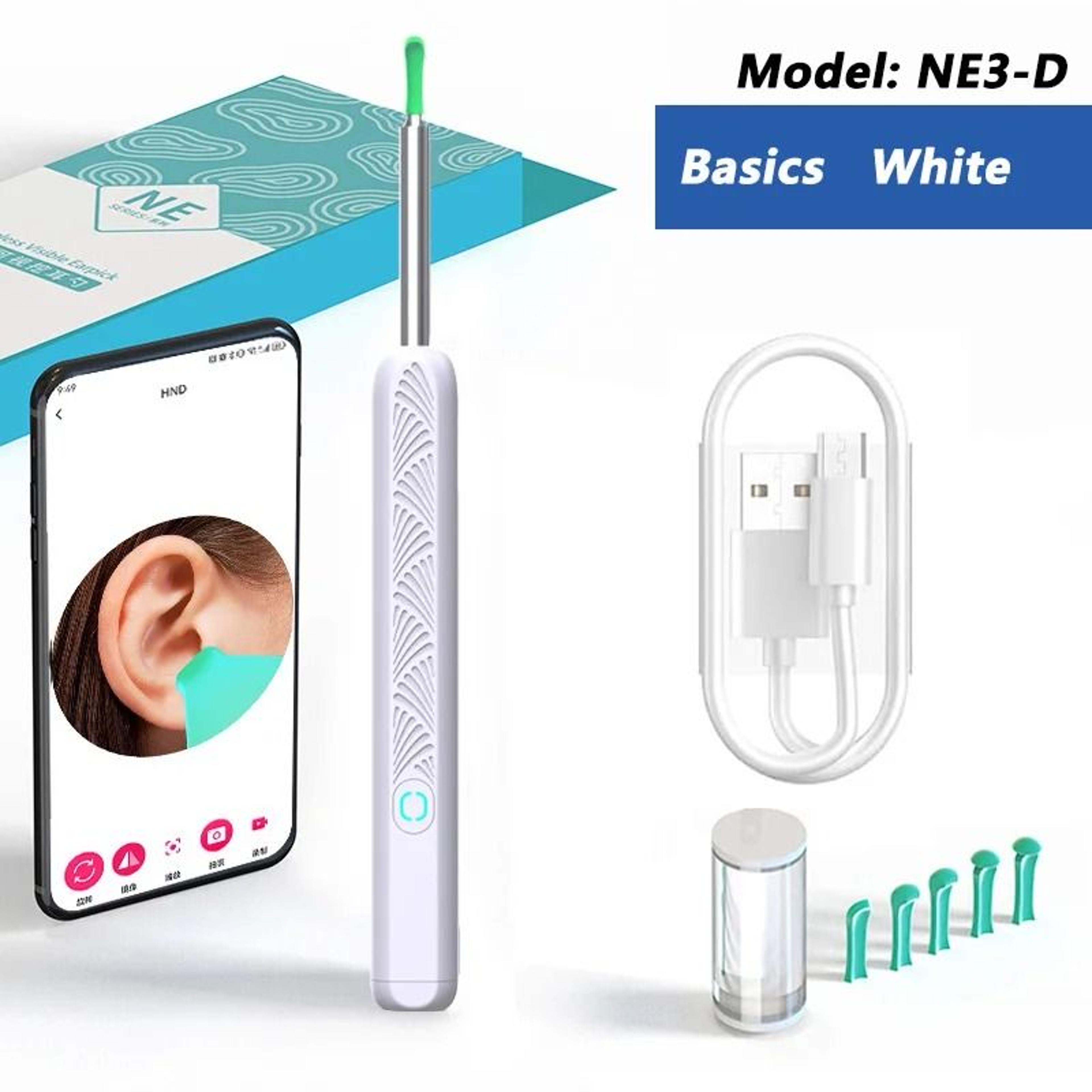Visual Ear Wax Cleaner With HD Camera Safe Ear Cleaning Endoscope Tool With LED Light 12