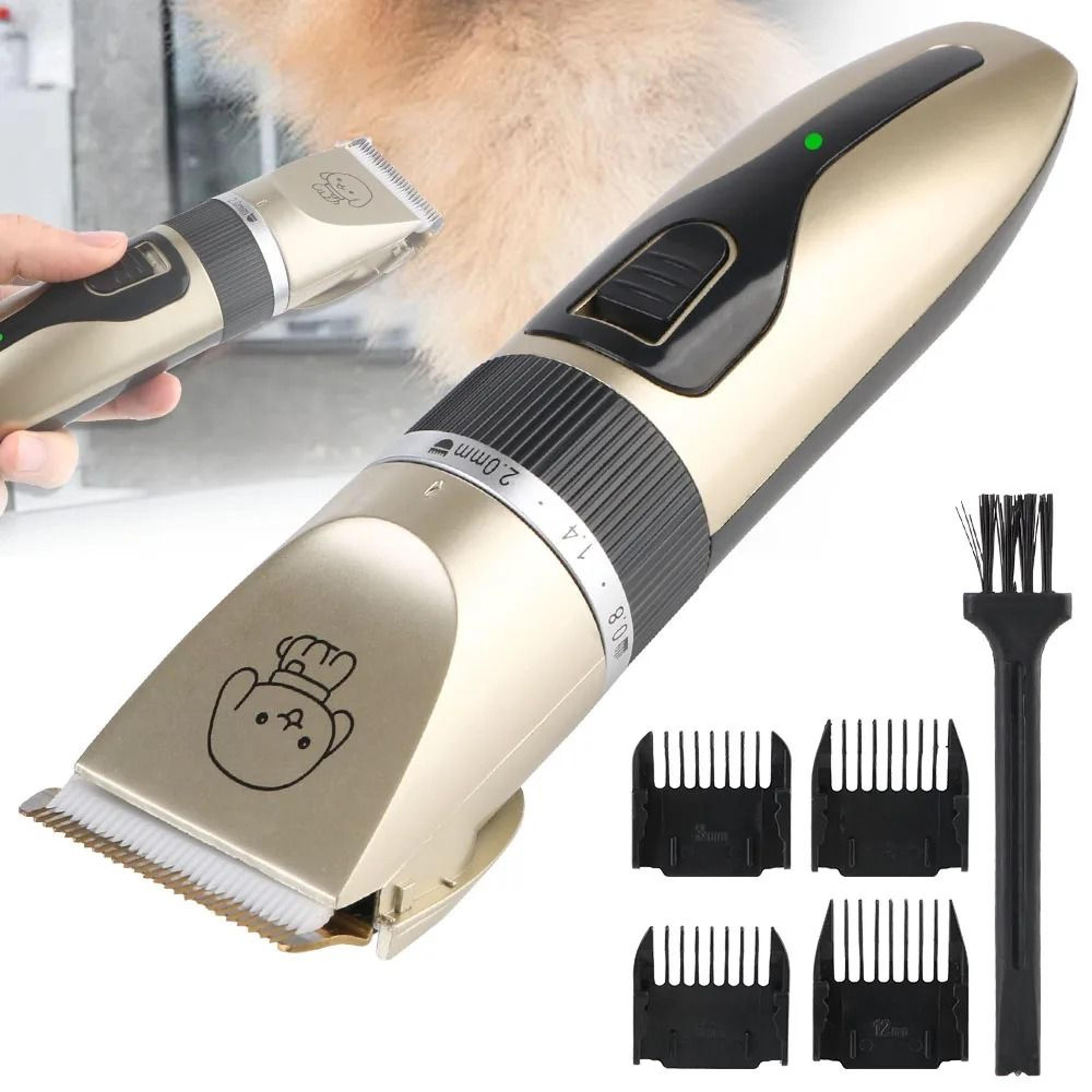 Rechargeable Pet Hair Clipper Grooming Trimmer Set For Dogs Cats And Rabbits Low Noise Electric Sha 0