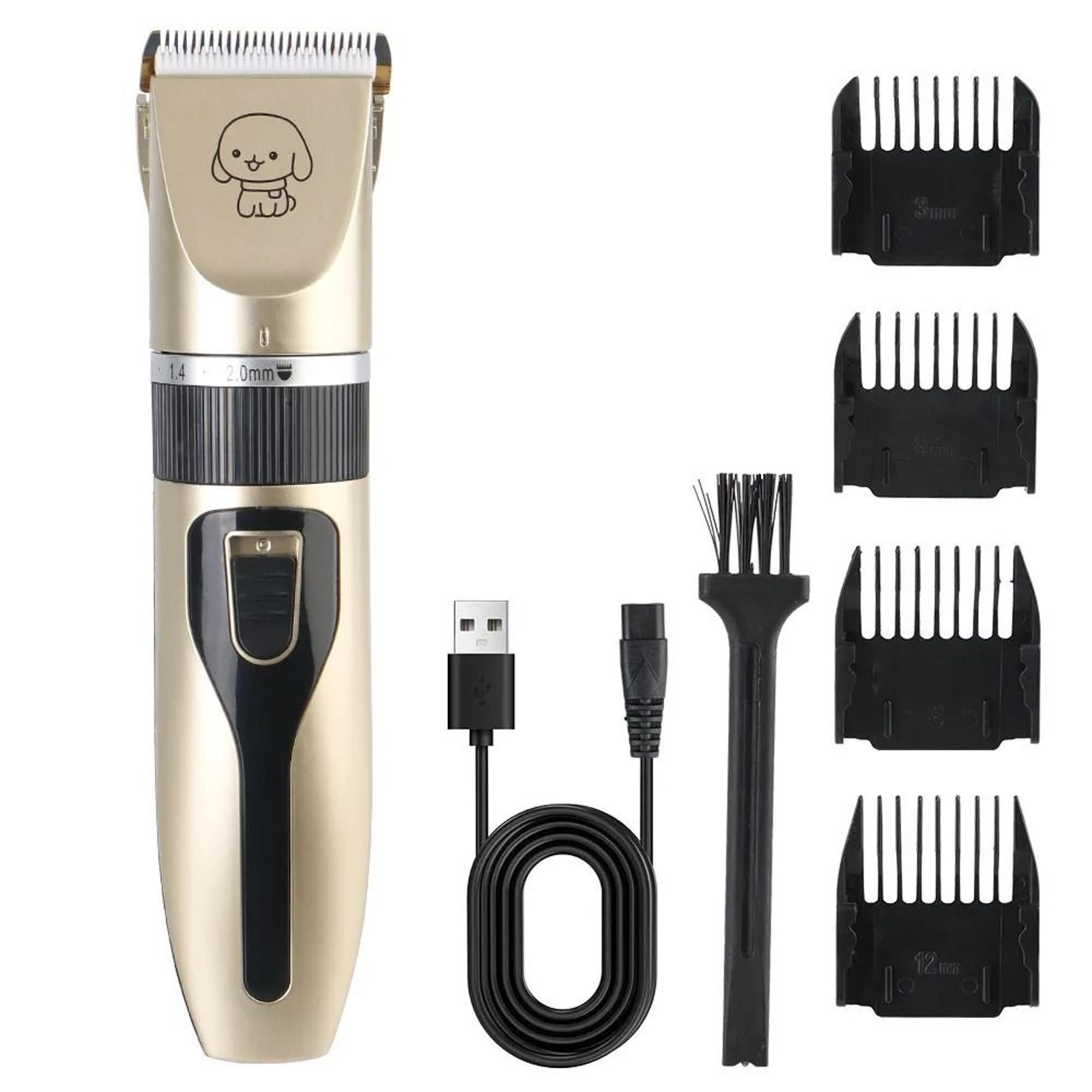 Rechargeable Pet Hair Clipper Grooming Trimmer Set For Dogs Cats And Rabbits Low Noise Electric Sha 6