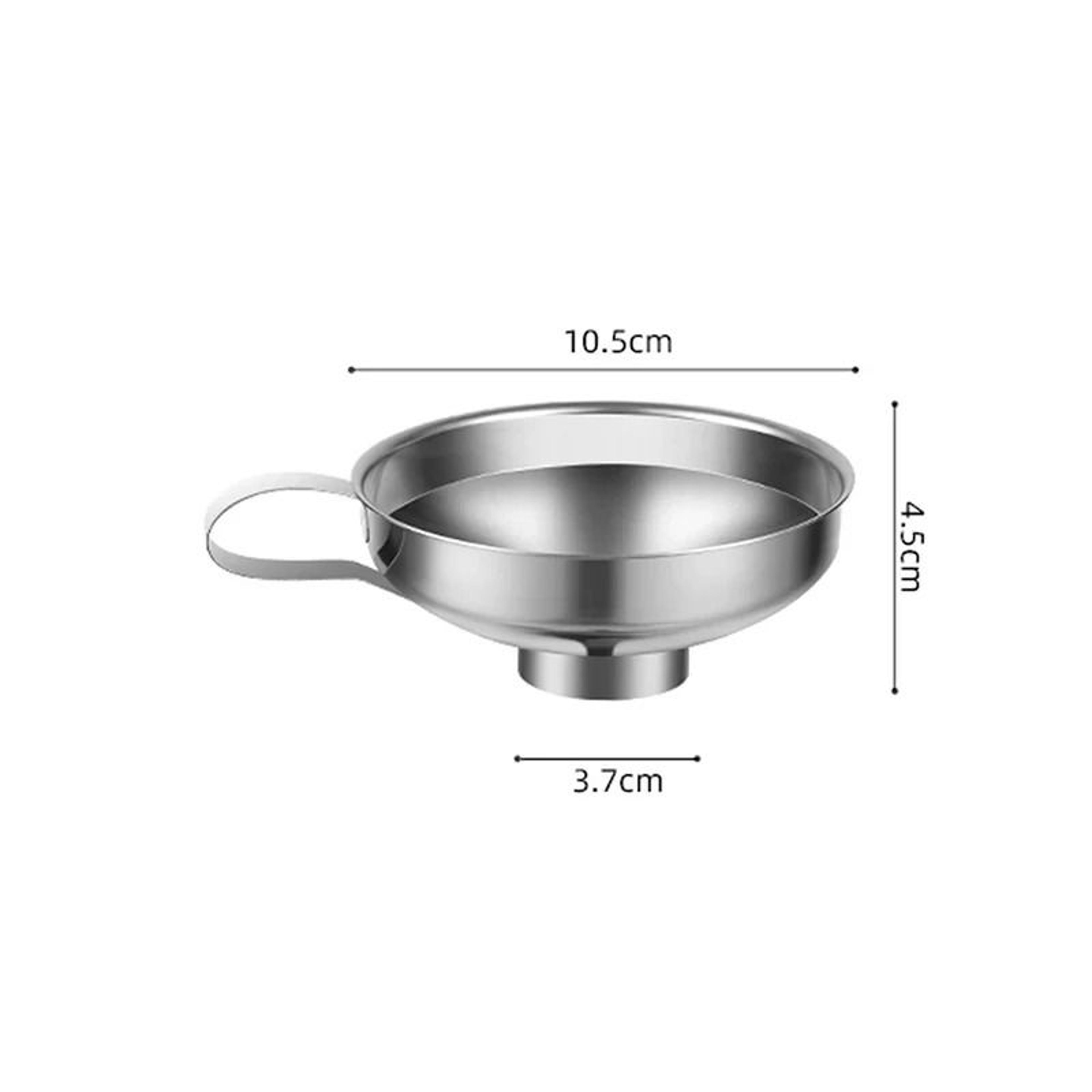 Stainless Steel Wide Mouth Funnel  Multipurpose Kitchen Funnel For Canning Jam Oil And Liquid Trans 6