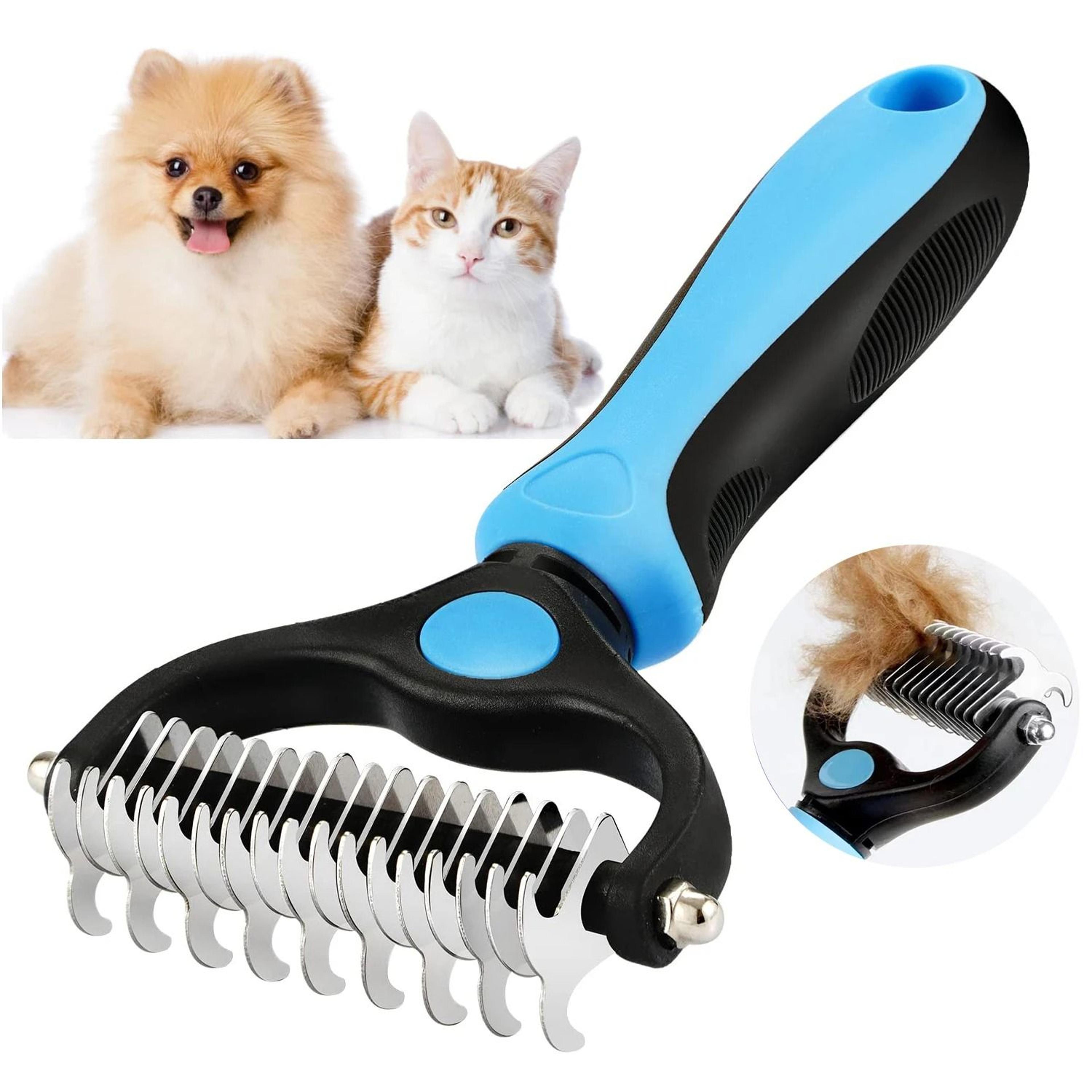 Professional Pet Deshedding Brush For Dogs And Cats 0