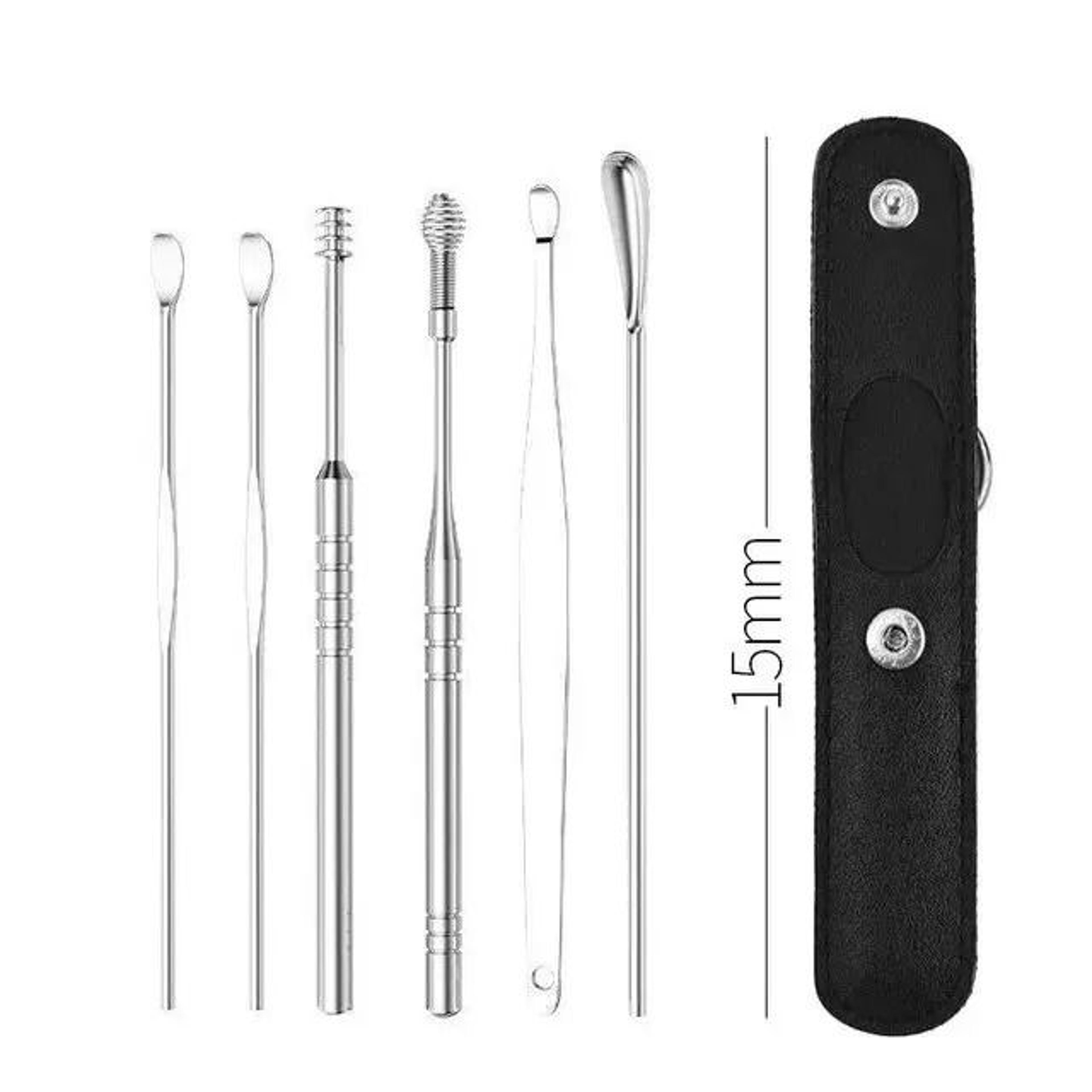 Stainless Steel Ear Cleaning Kit 10