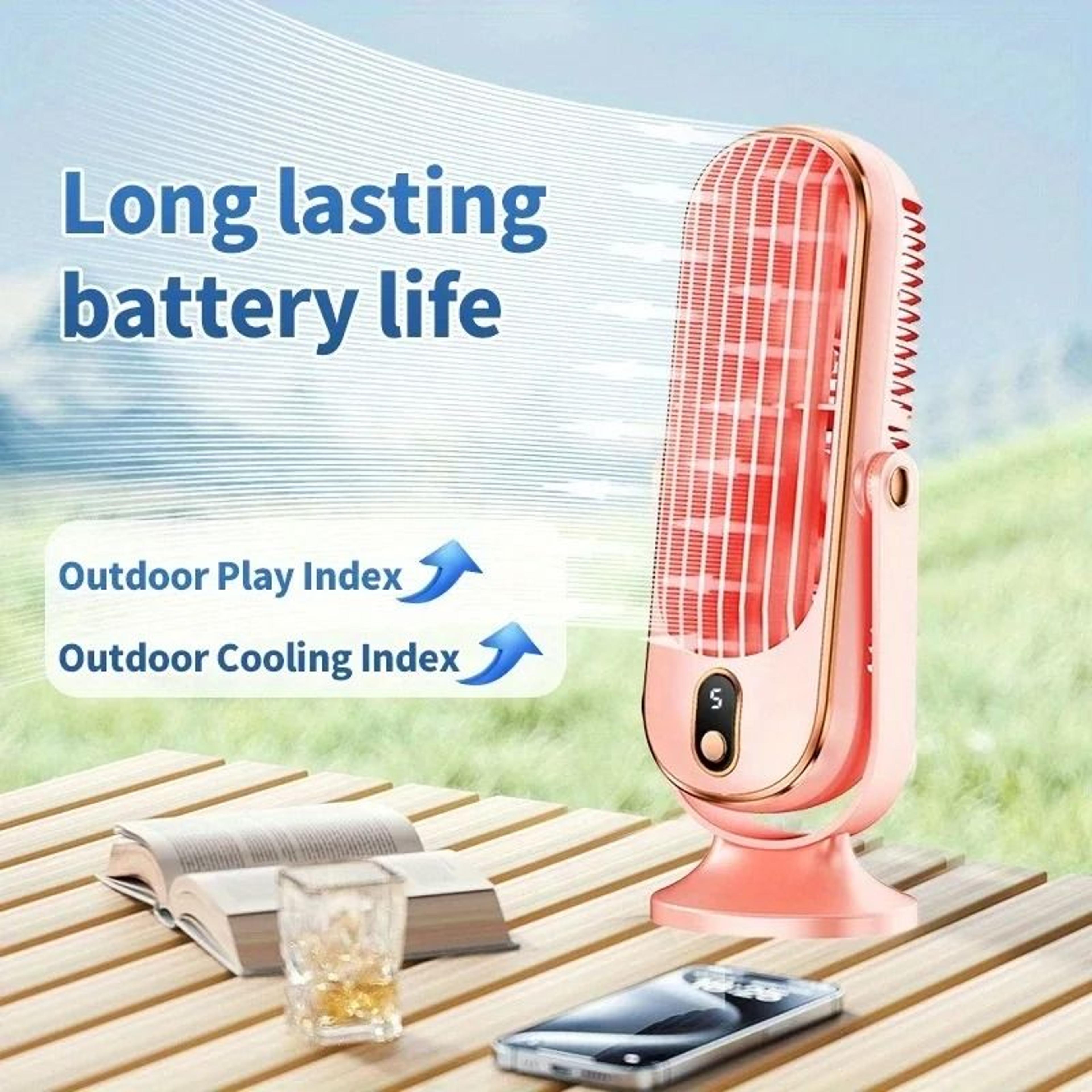 Portable Air Cooling Fan With Dual Motor 2