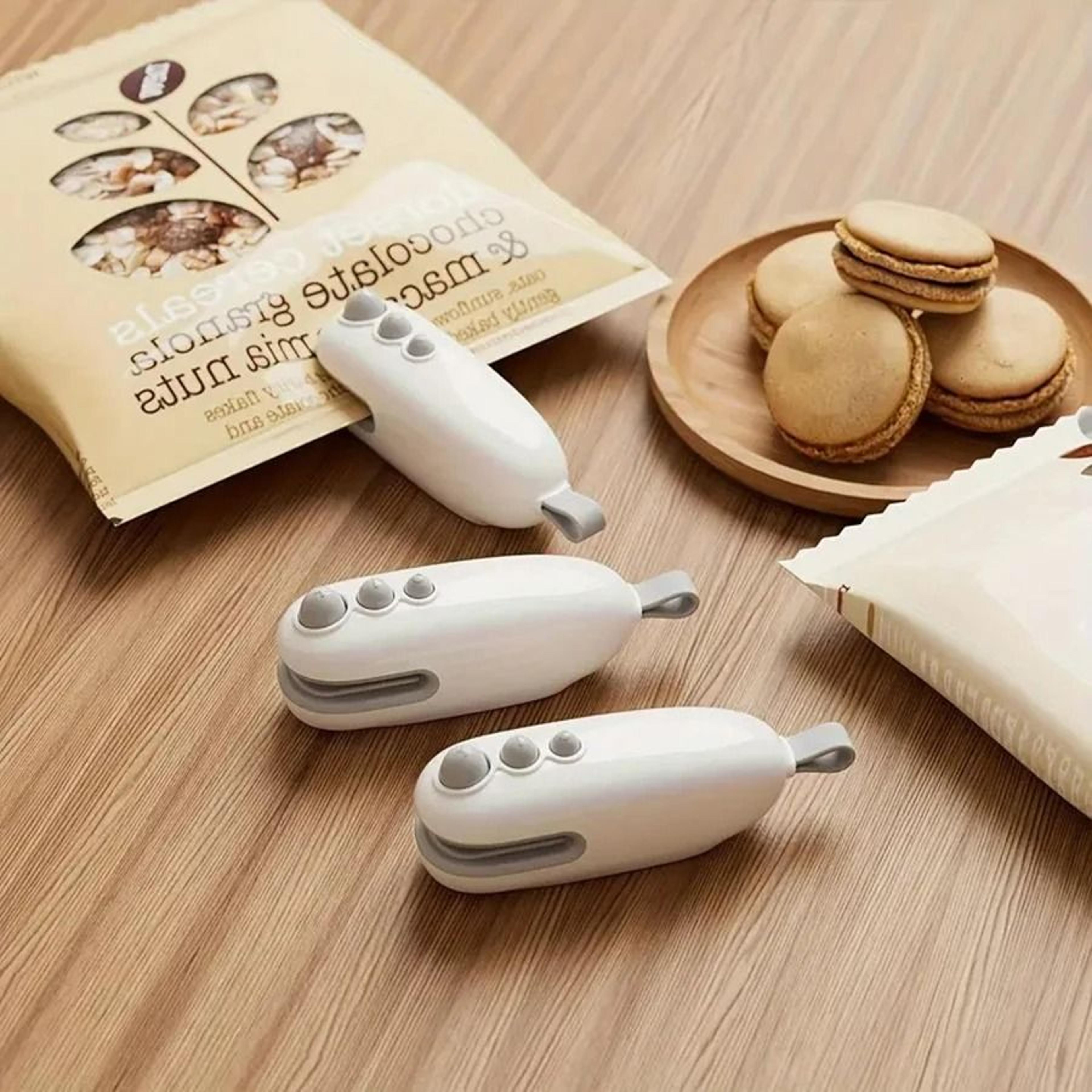 Mini Bag Sealing Machine Rechargeable Portable Sealer 0