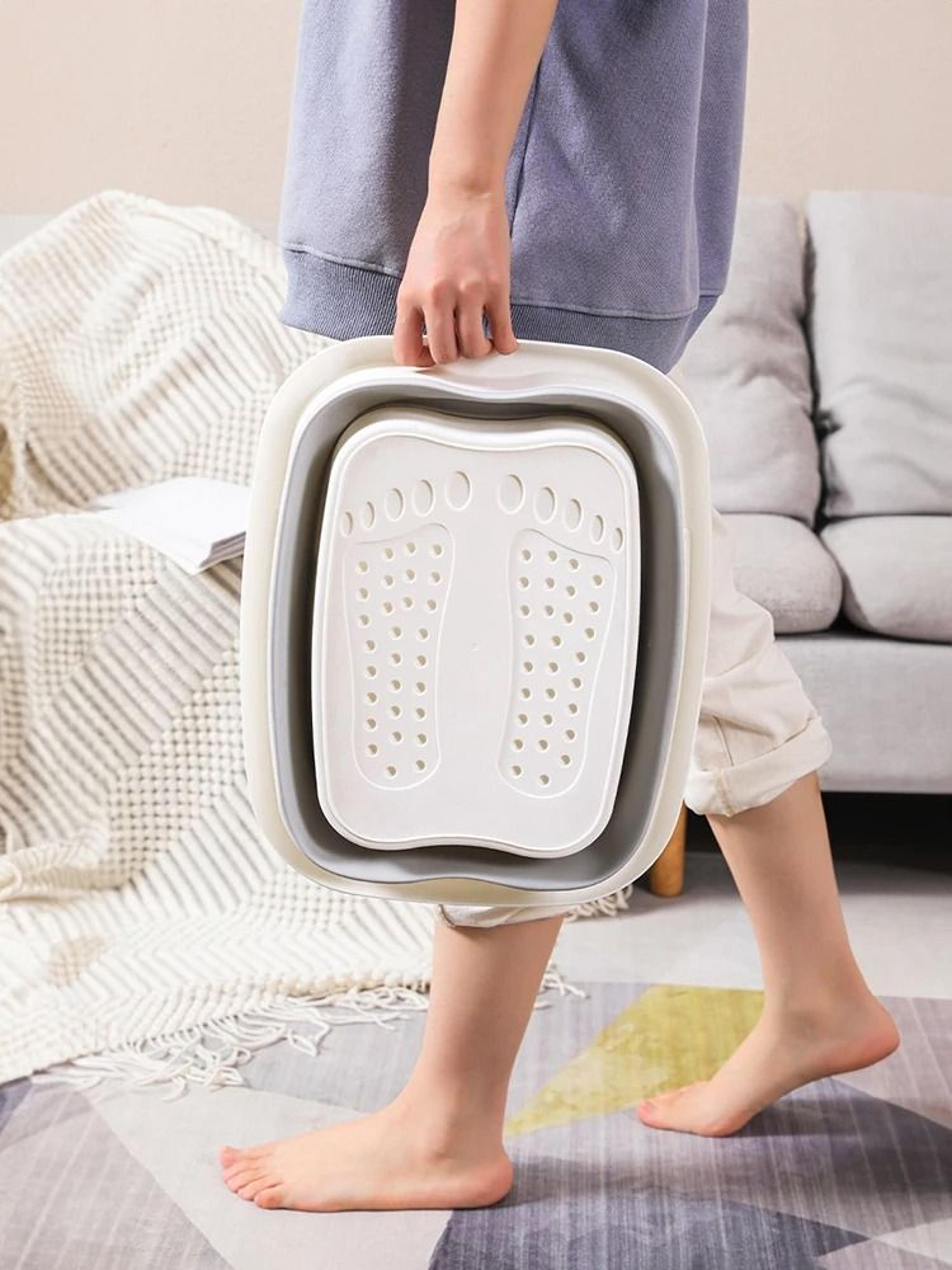 Foldable Foot Massage Bath Bucket 4