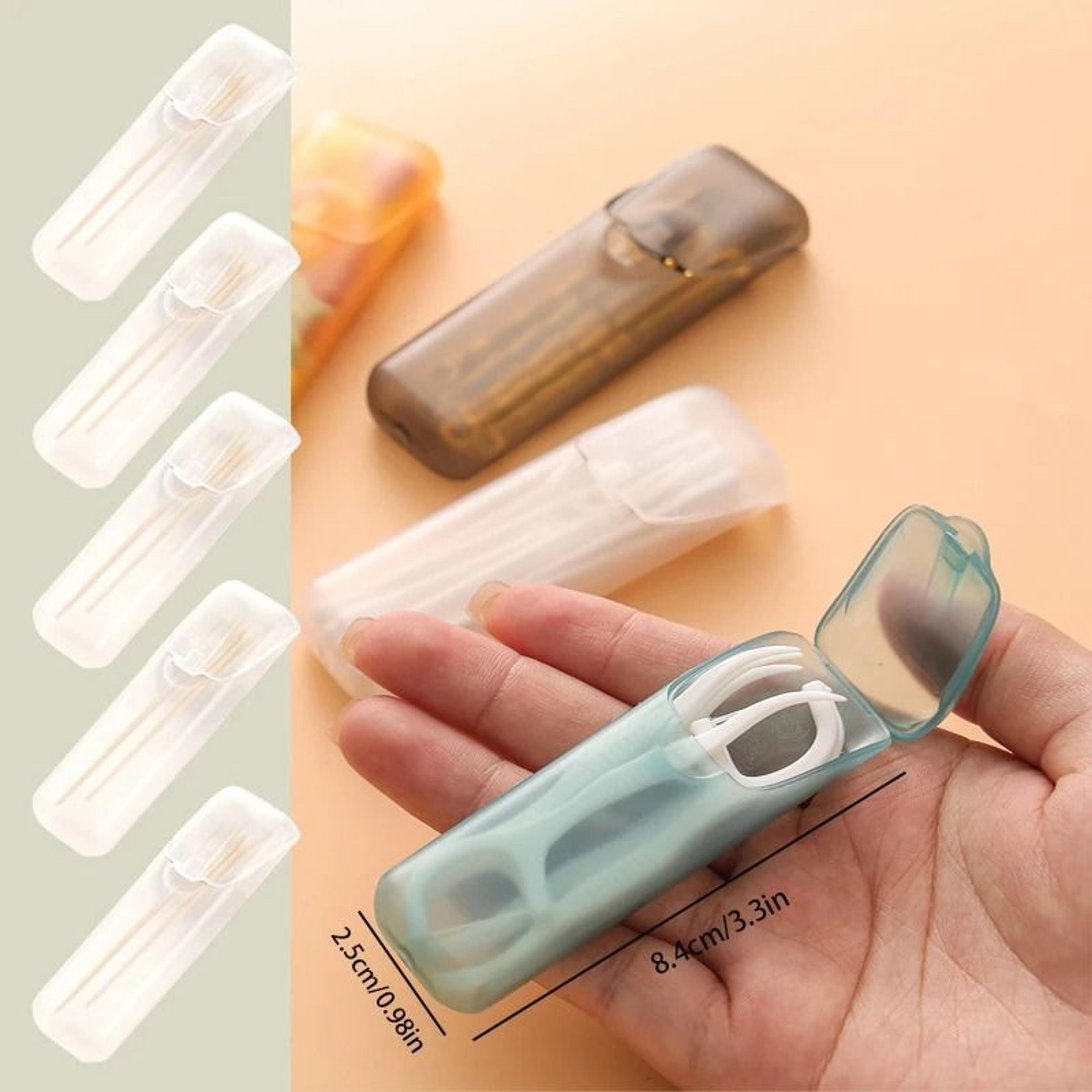 Portable Plastic Toothpick Case 12