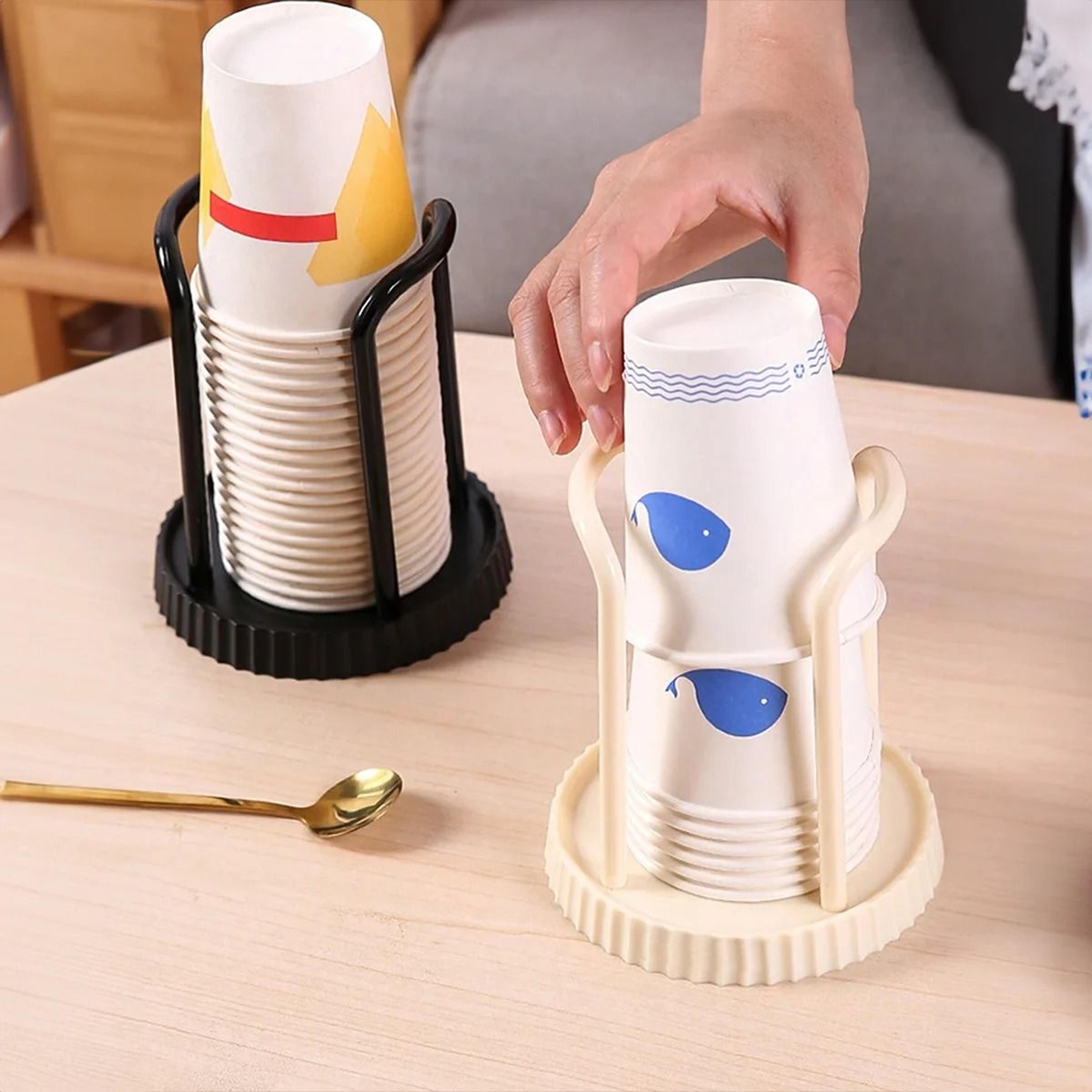 Simple Paper Cup Holder And Dispenser For Coffee And Tea Cups 5