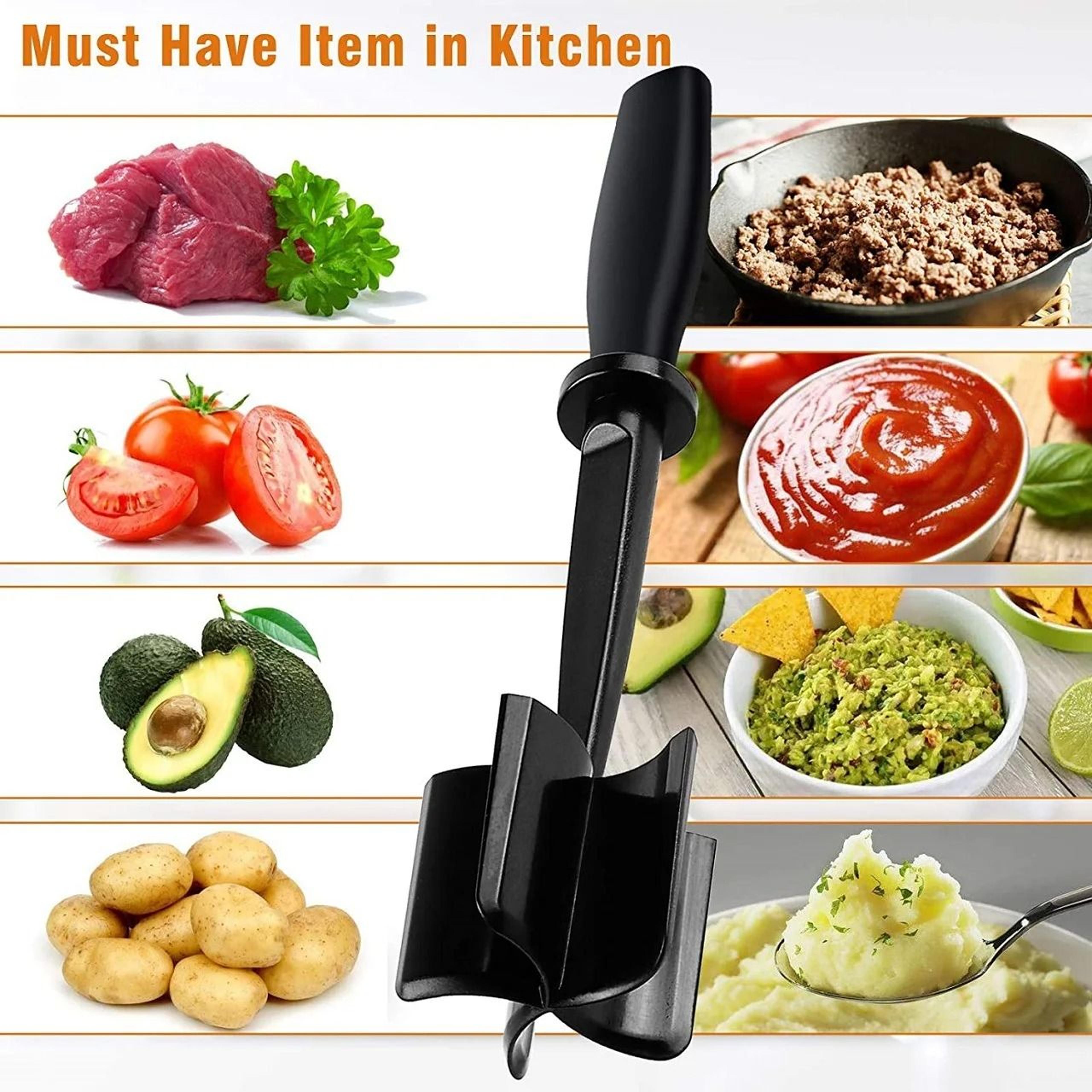 Heat Resistant Meat Chopper For Hamburger And Ground Meat 0