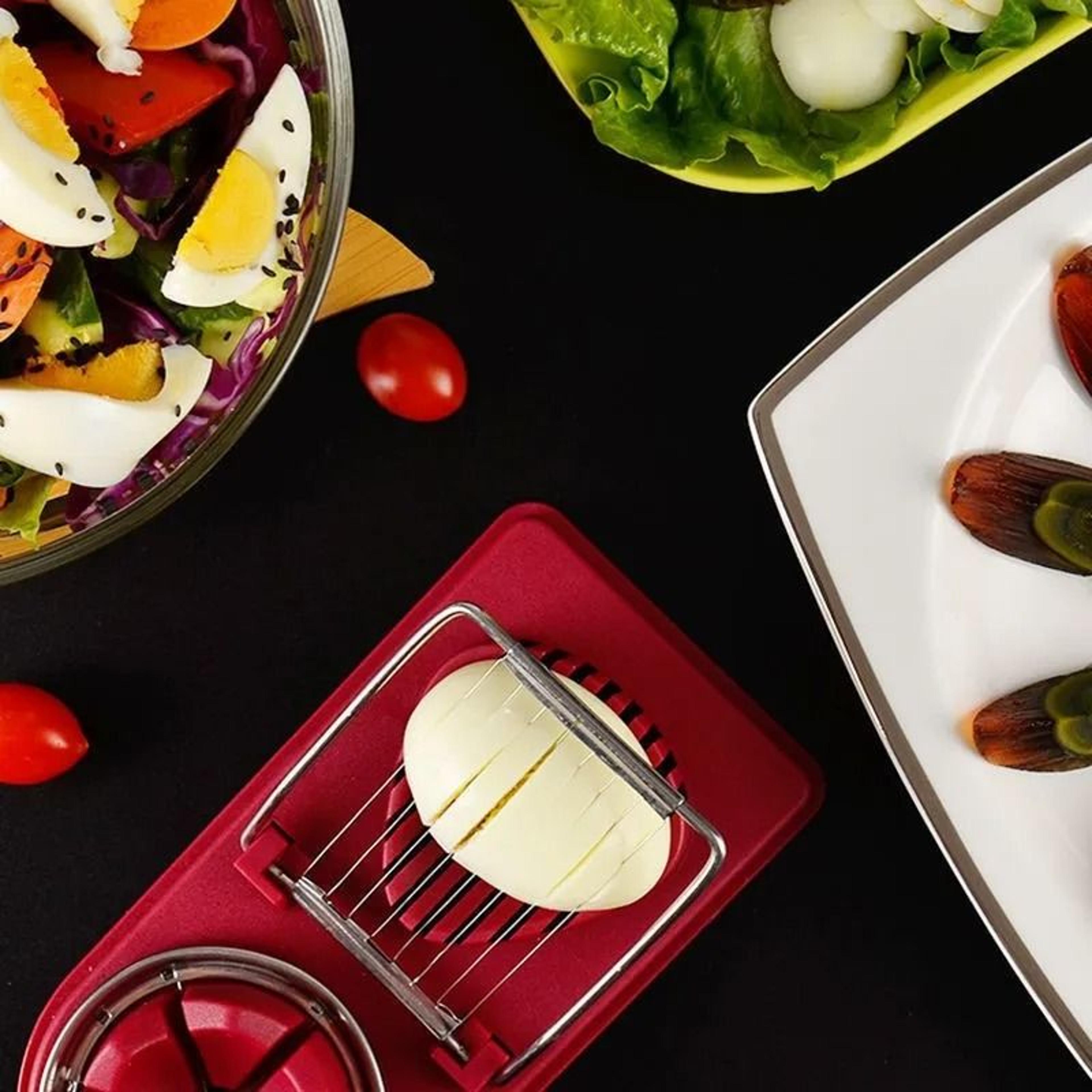 Multifunctional Stainless Steel Egg Cutter And Slicer 4