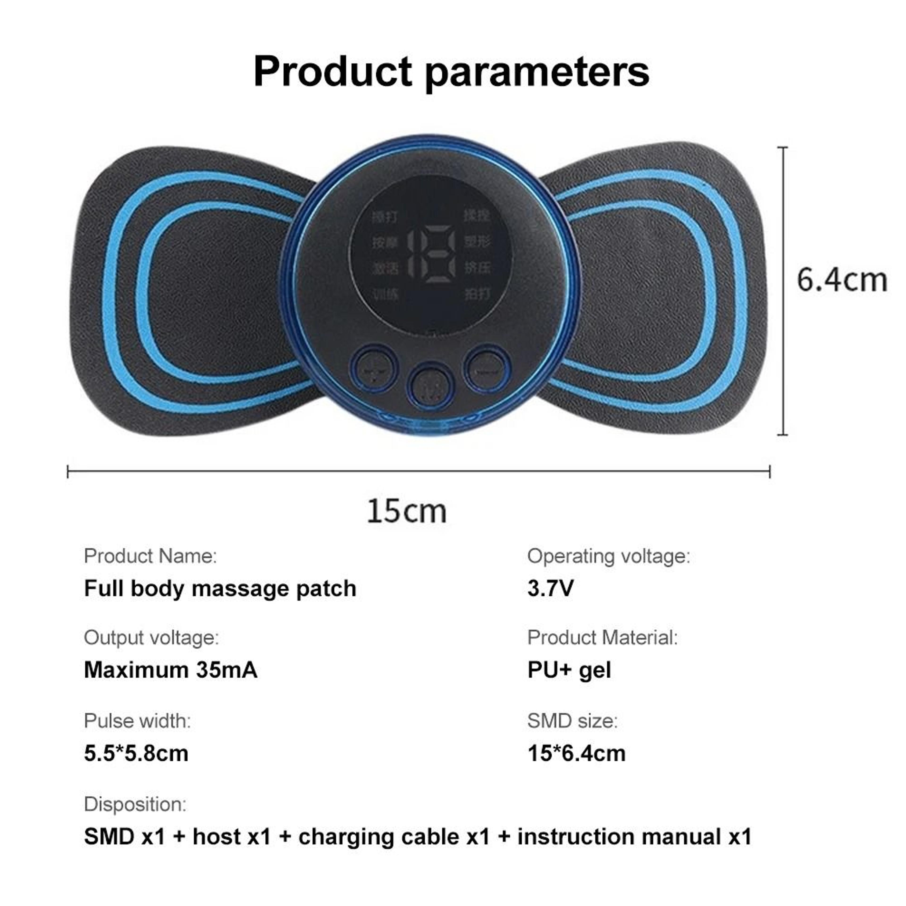 Mini Electric Neck Massager With EMS Therapy 6