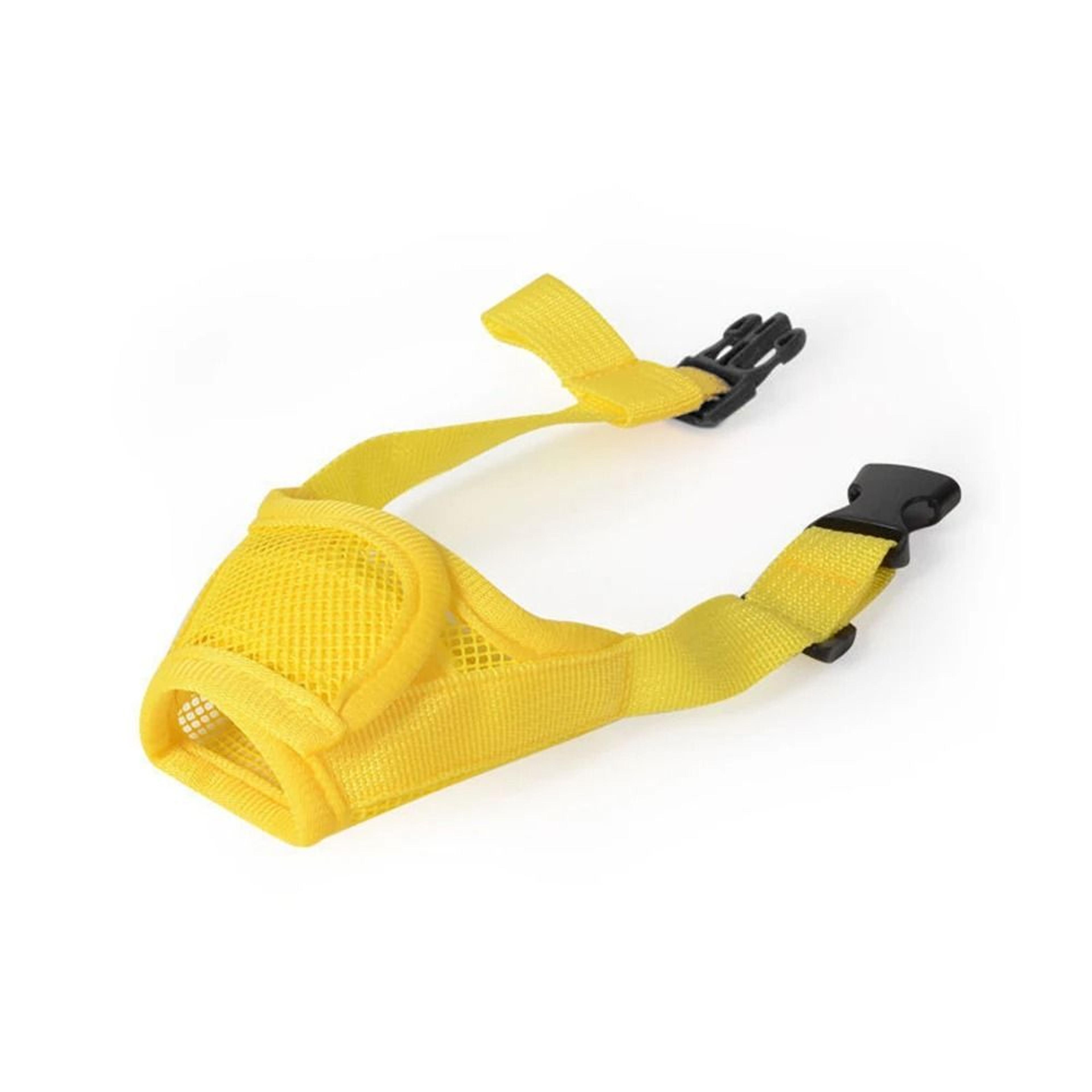 Adjustable Mesh Dog Muzzle  Breathable AntiBarking And AntiBiting Pet Mouth Cover 7