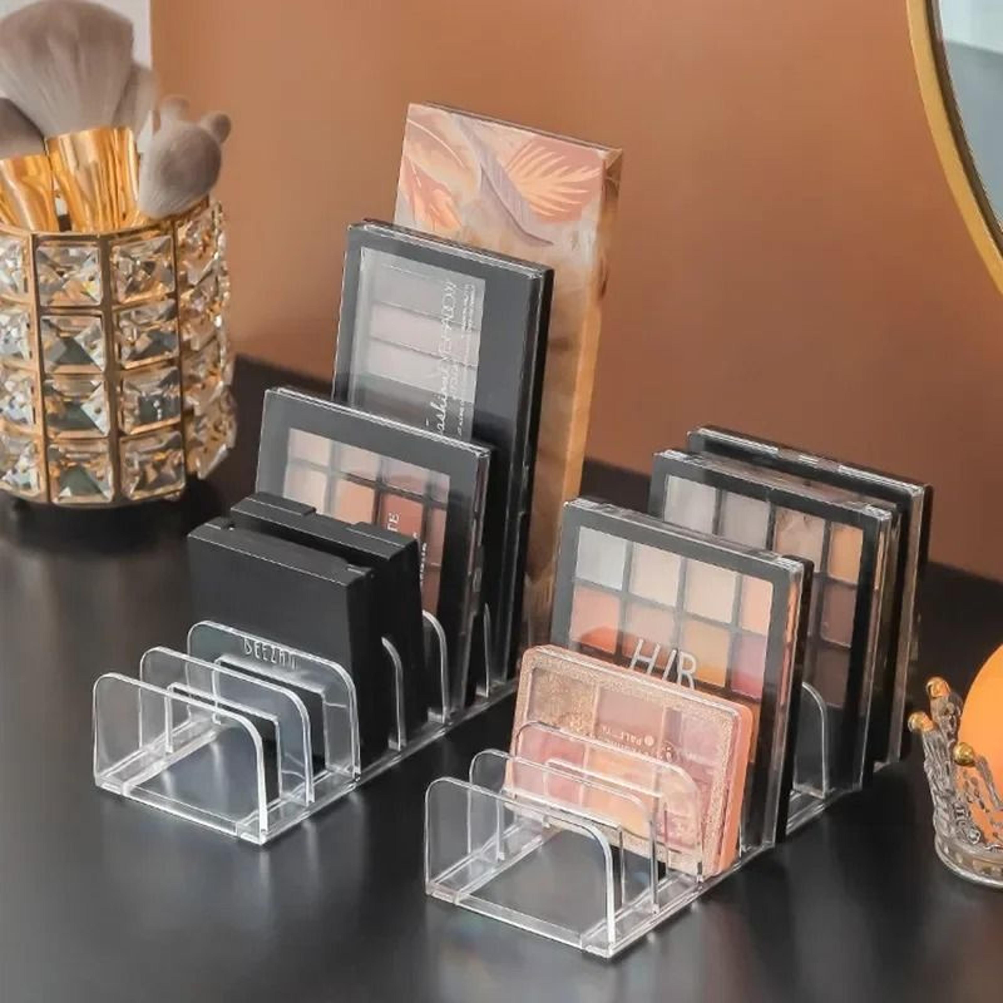 Acrylic Eyeshadow Palette Organizer Makeup Storage Rack 1