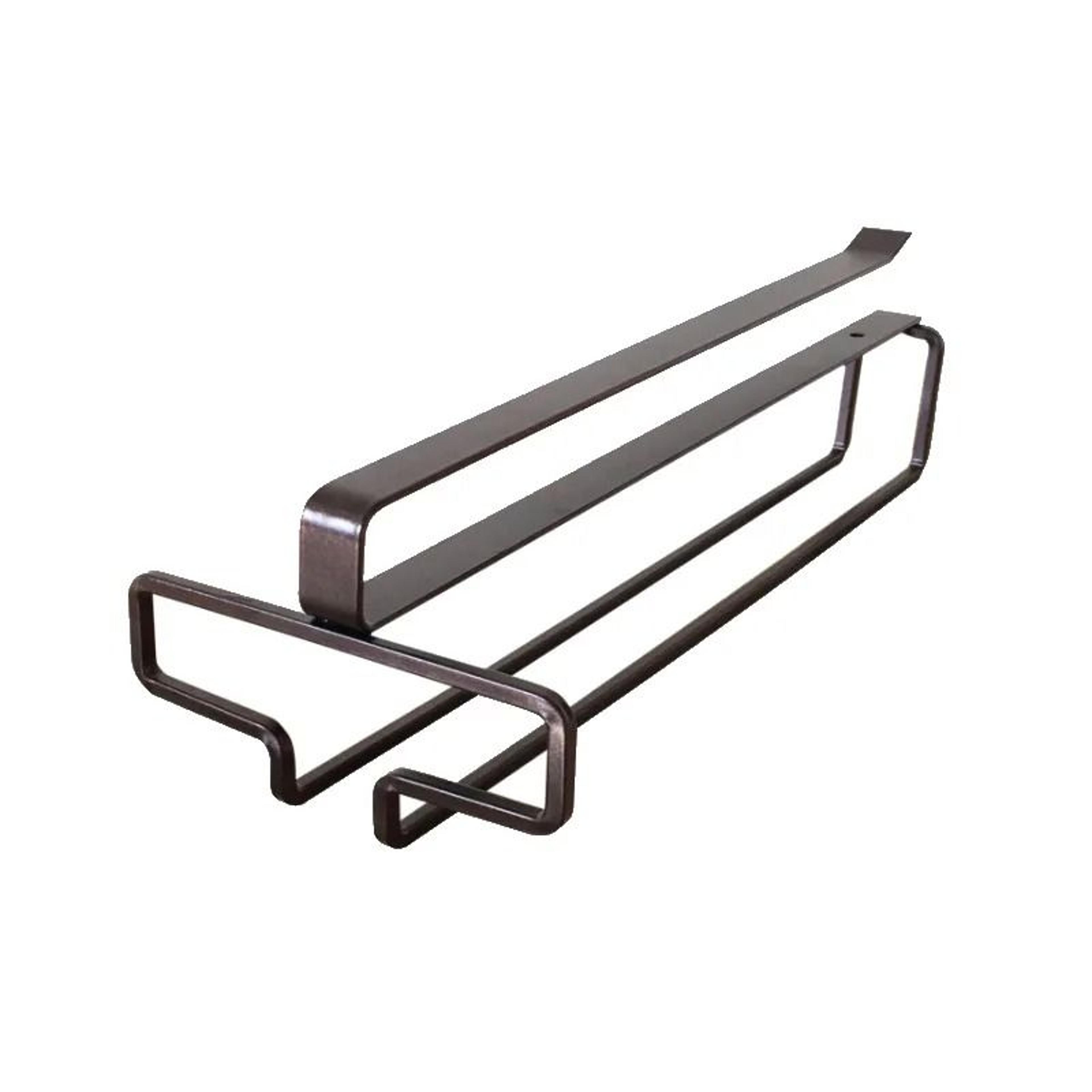 No Drilling Metal Wine Glass Holder Under Cabinet Stemware Rack 7