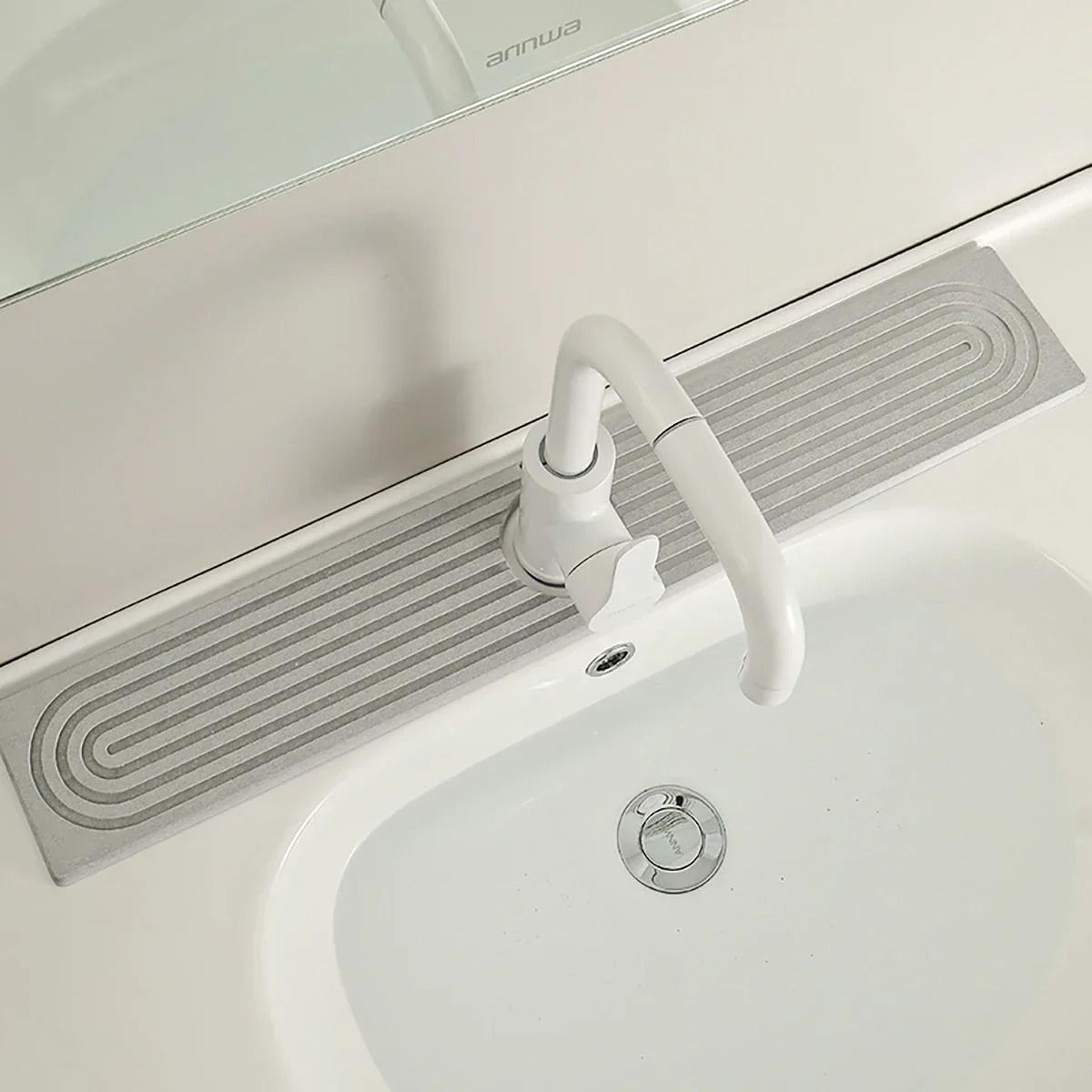 Super Absorbent Fast Drying Faucet Mat  Diatomite Stone Sink Tray For Kitchen And Bathroom 12